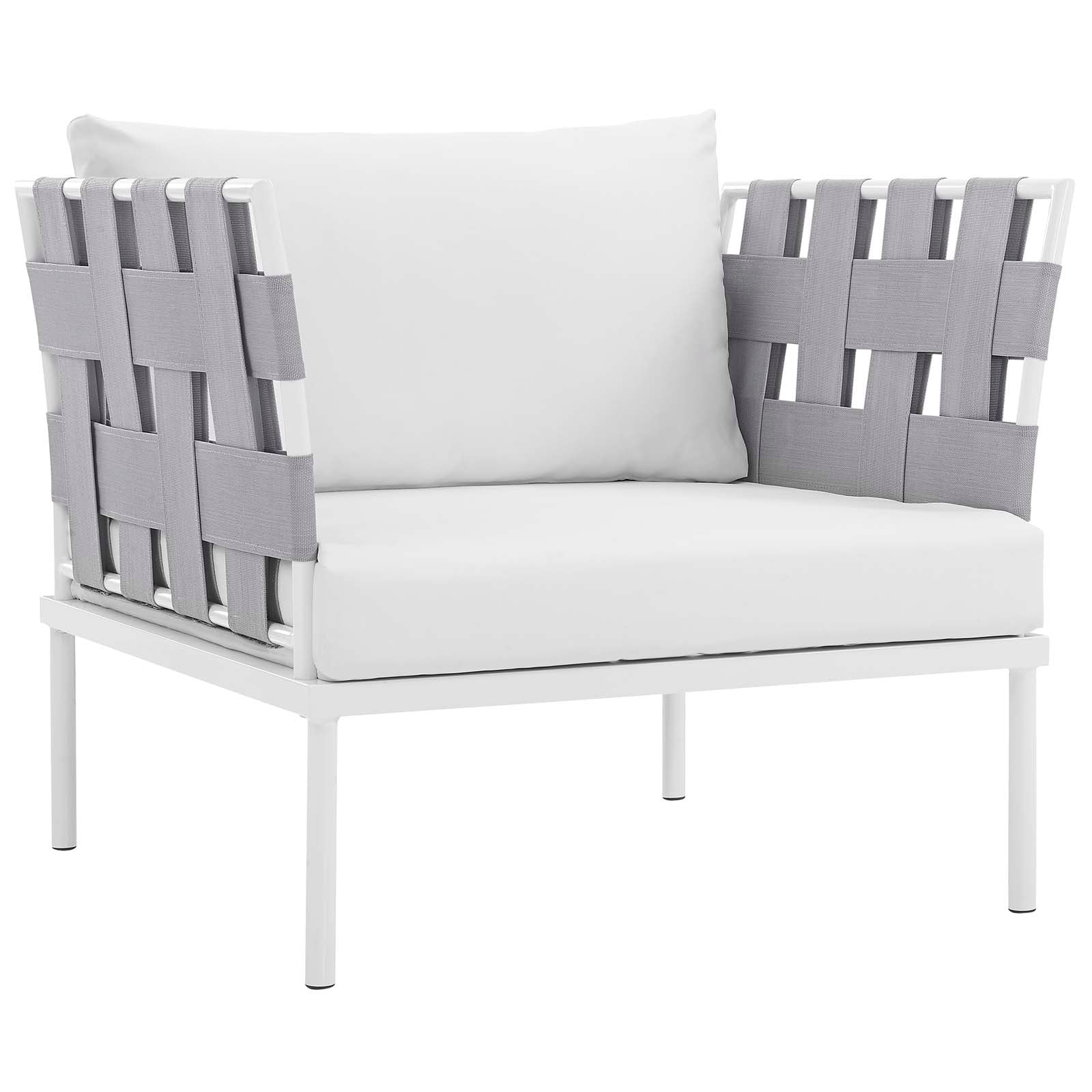 Harmony 10 Piece Outdoor Patio Aluminum Sectional Sofa Set by Modway