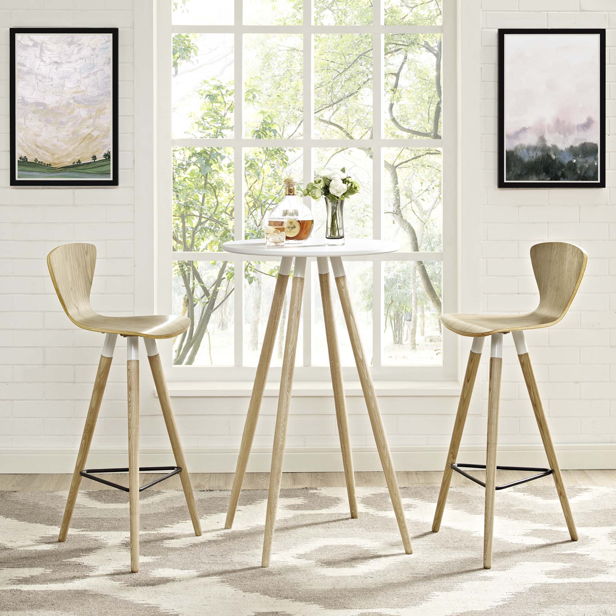 Track Round Bar Table by Modway