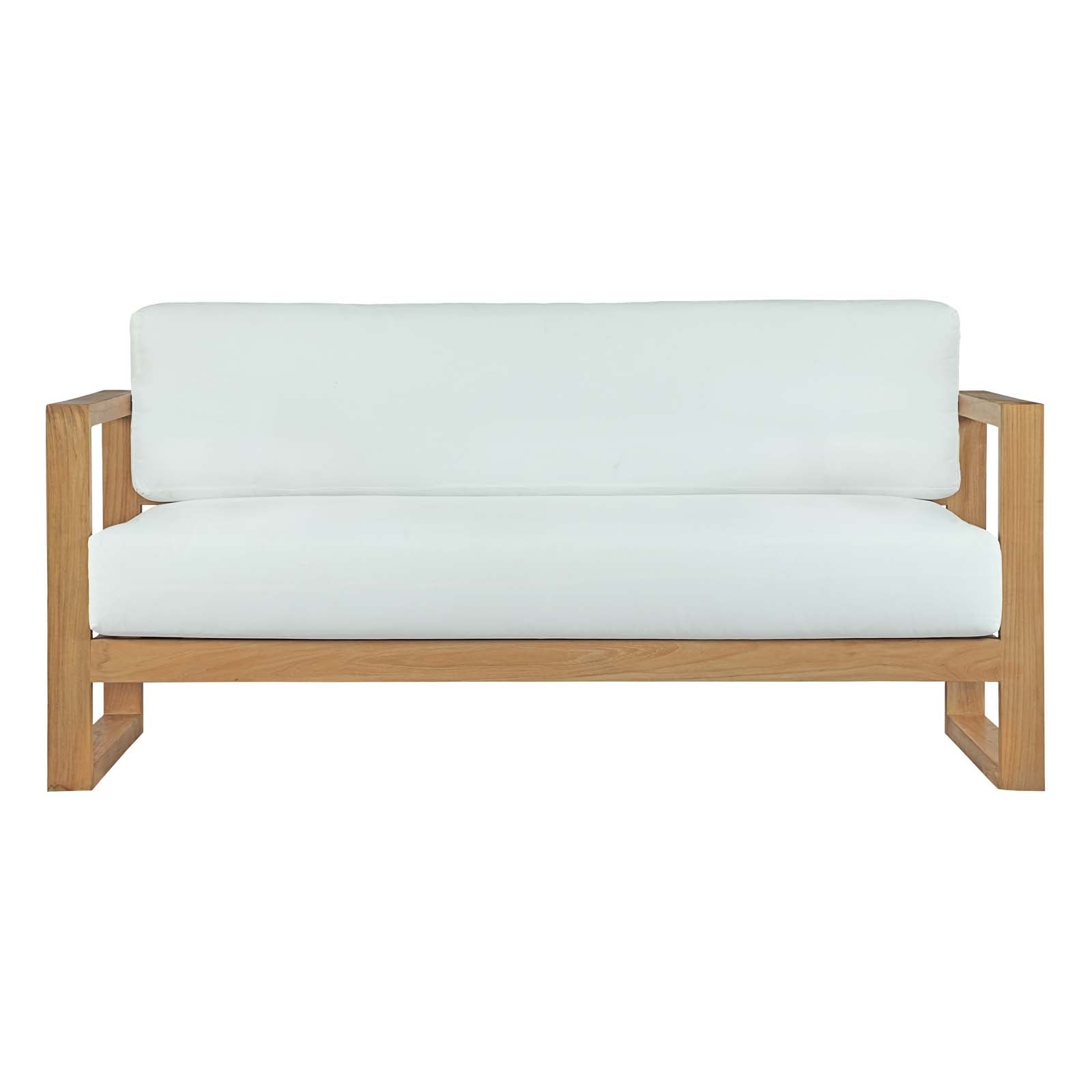 Upland Outdoor Patio Teak Sofa by Modway