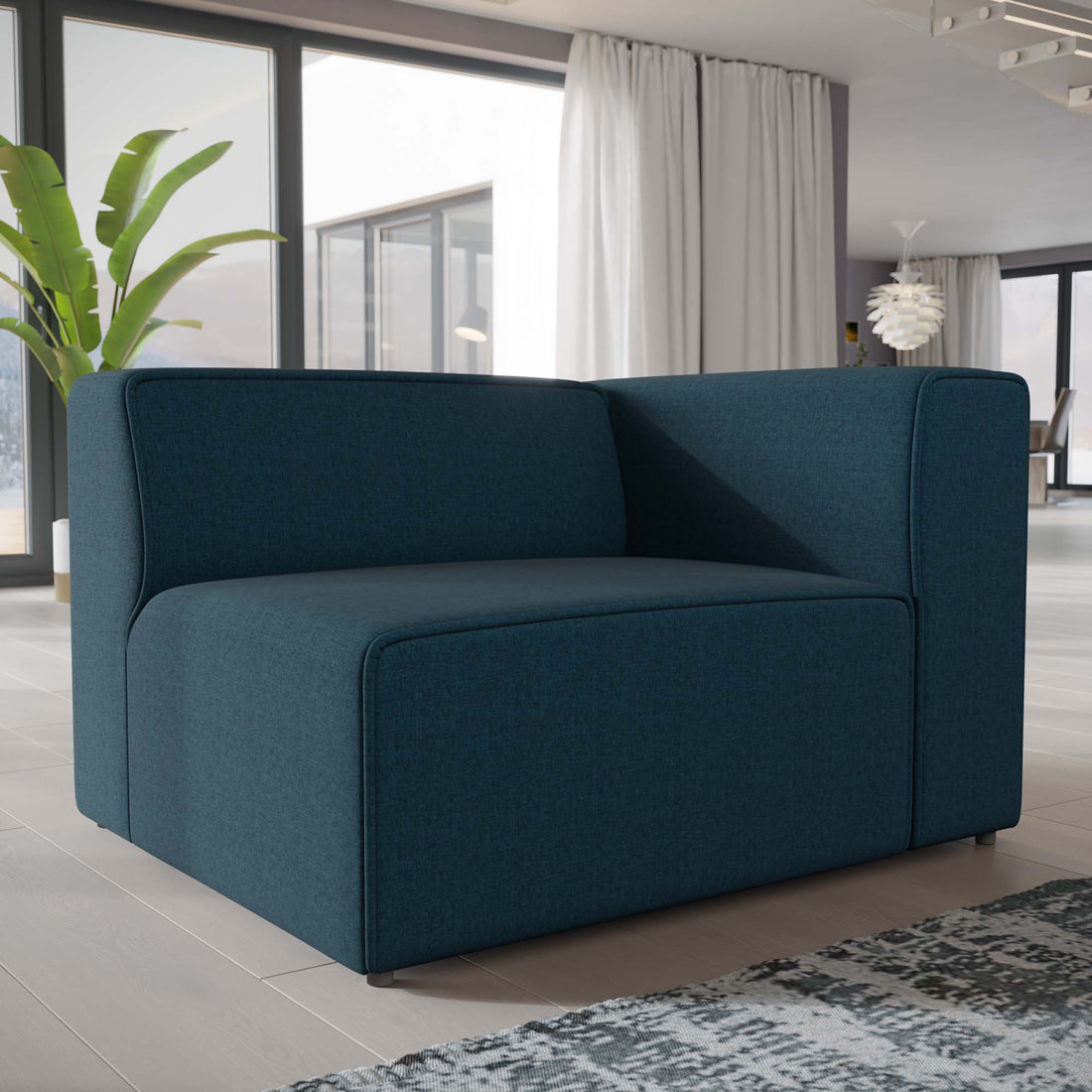 Mingle Fabric Right-Facing Sofa by Modway