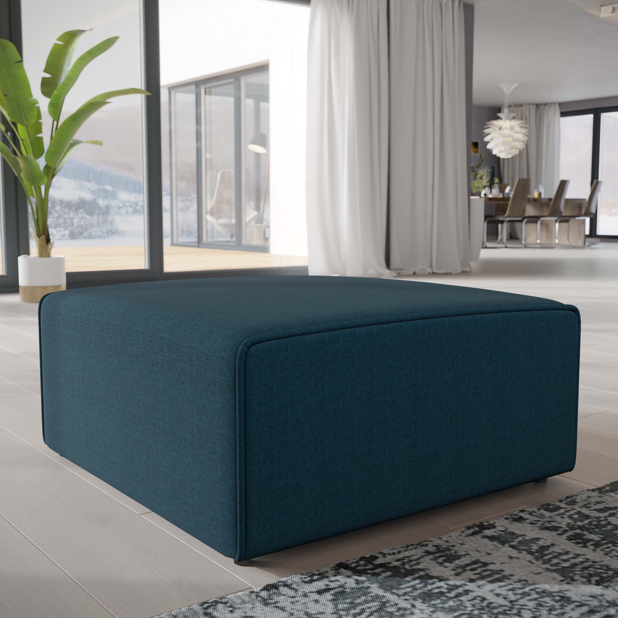 Mingle Fabric Ottoman by Modway