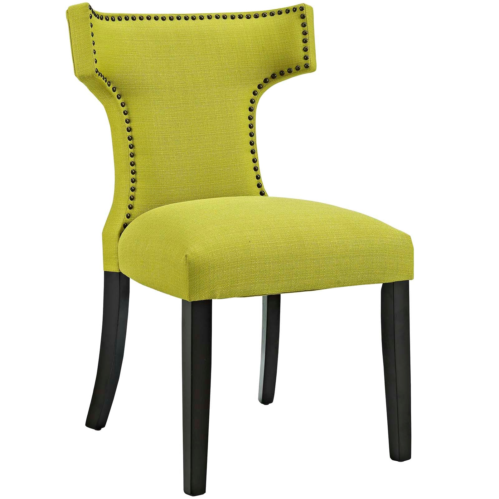 Curve Fabric Dining Side Chair Set of 2 by Modway