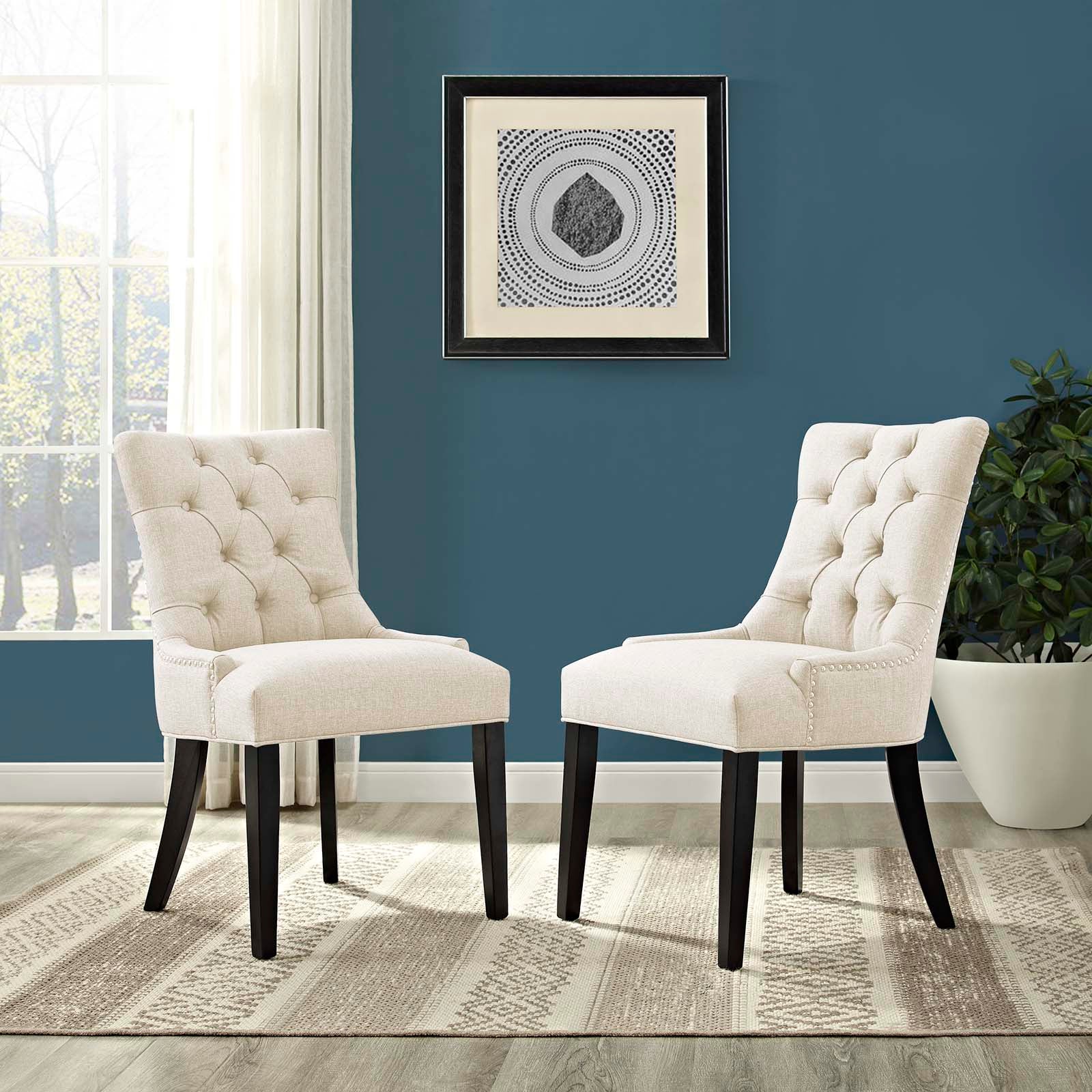 Regent Dining Side Chair Fabric Set of 2 by Modway