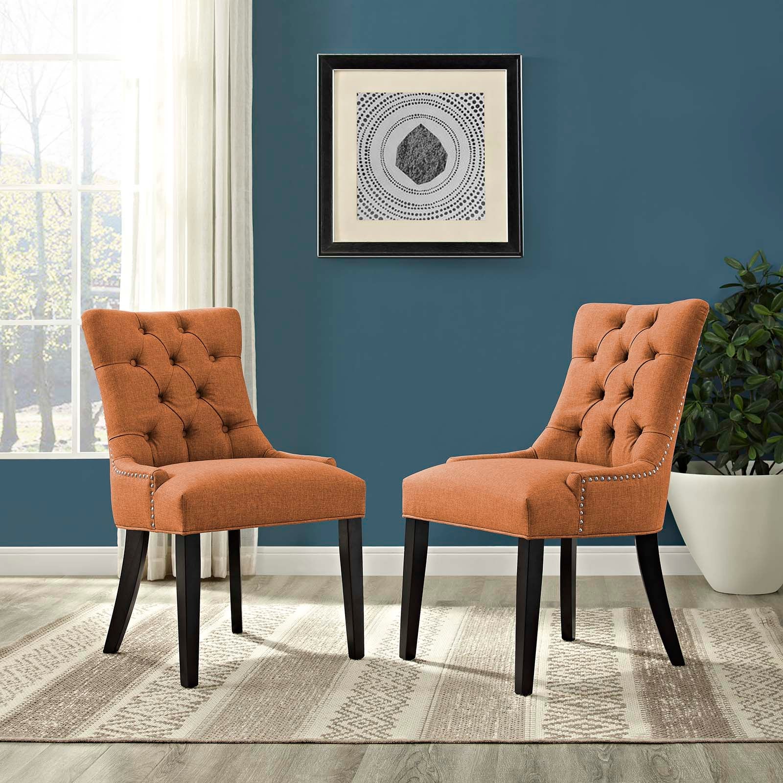 Regent Dining Side Chair Fabric Set of 2 by Modway