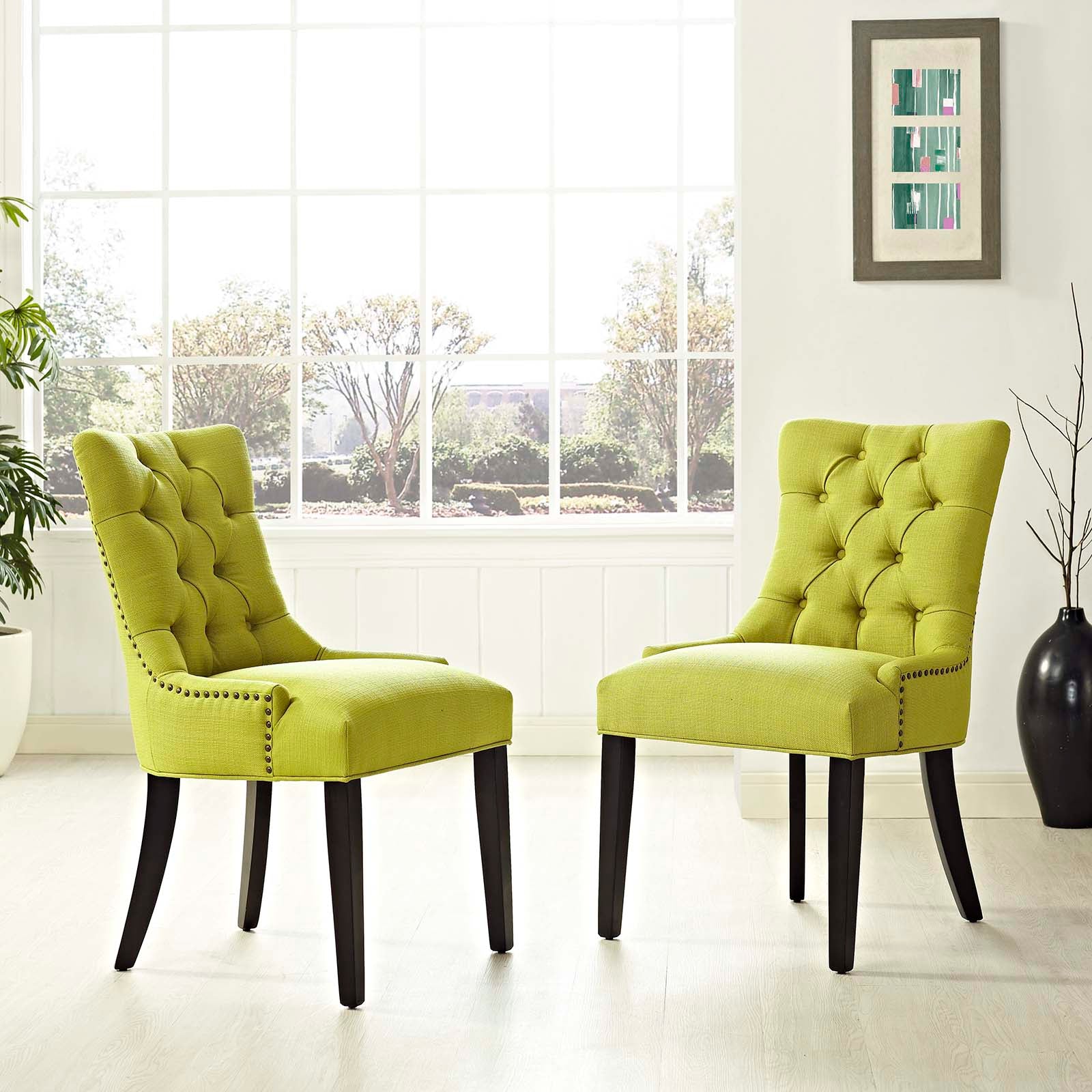 Regent Dining Side Chair Fabric Set of 2 by Modway