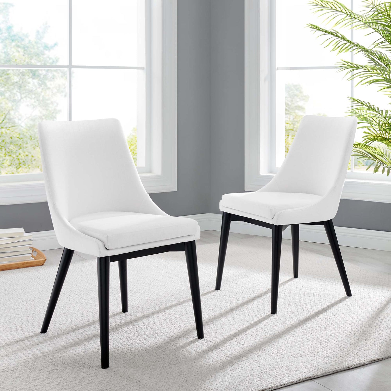 Viscount Dining Side Chair Fabric Set of 2 by Modway