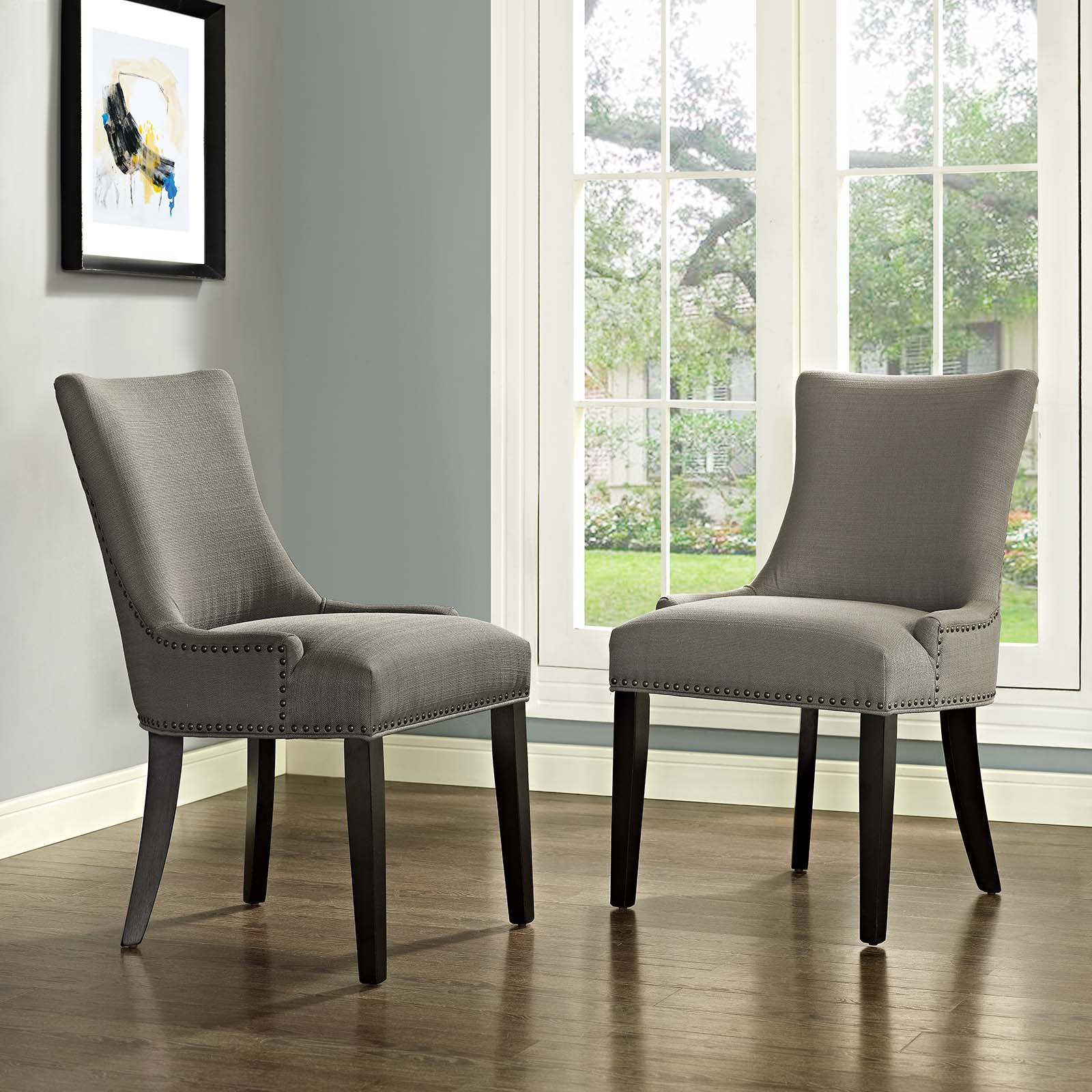 Marquis Dining Side Chair Fabric Set of 2 by Modway