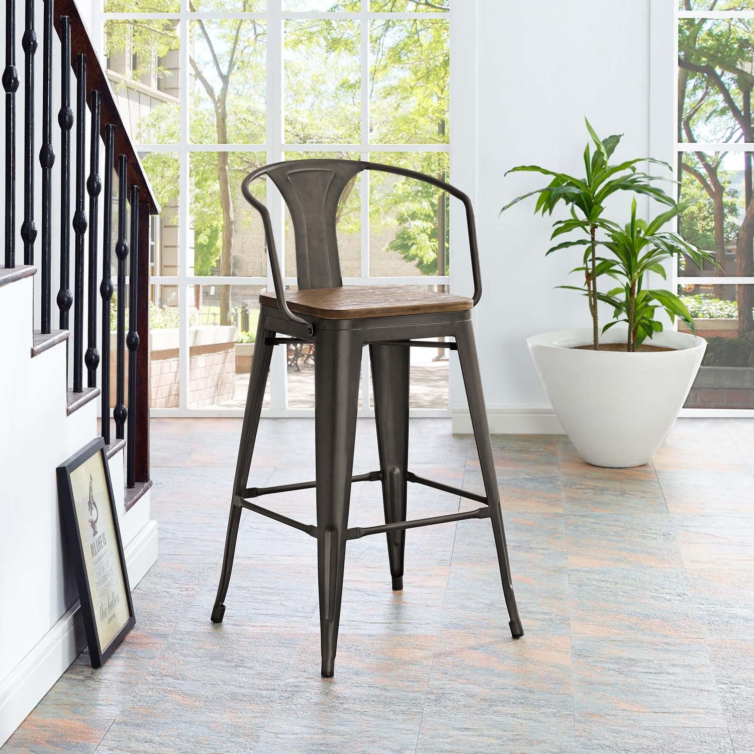 Promenade Bar Stool by Modway