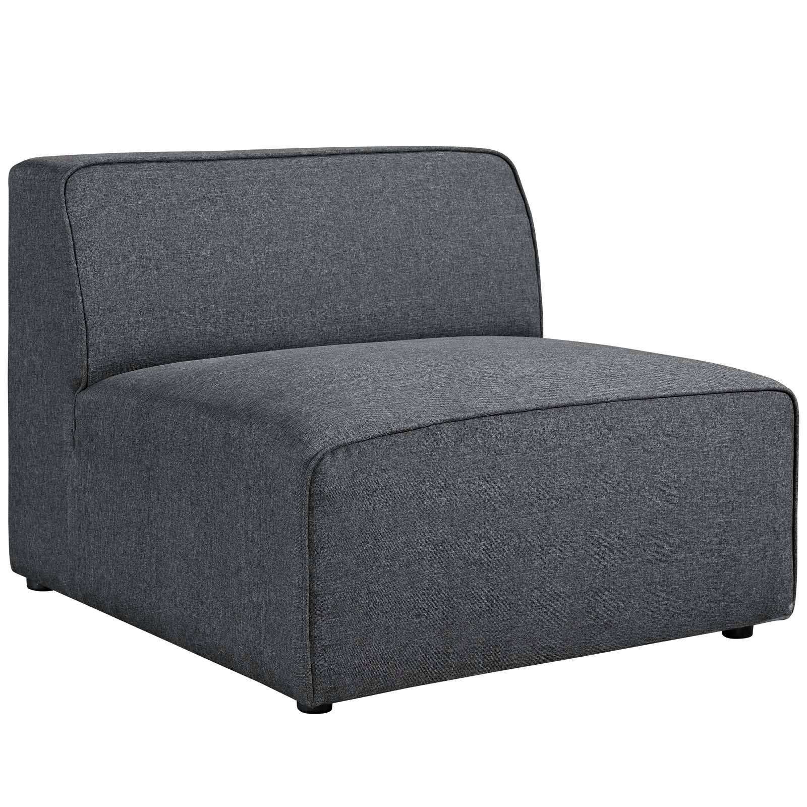 Mingle 5 Piece Upholstered Fabric Sectional Sofa Set by Modway