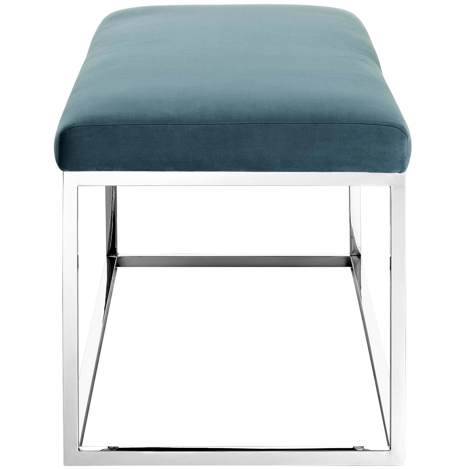 Anticipate Performance Velvet Bench by Modway