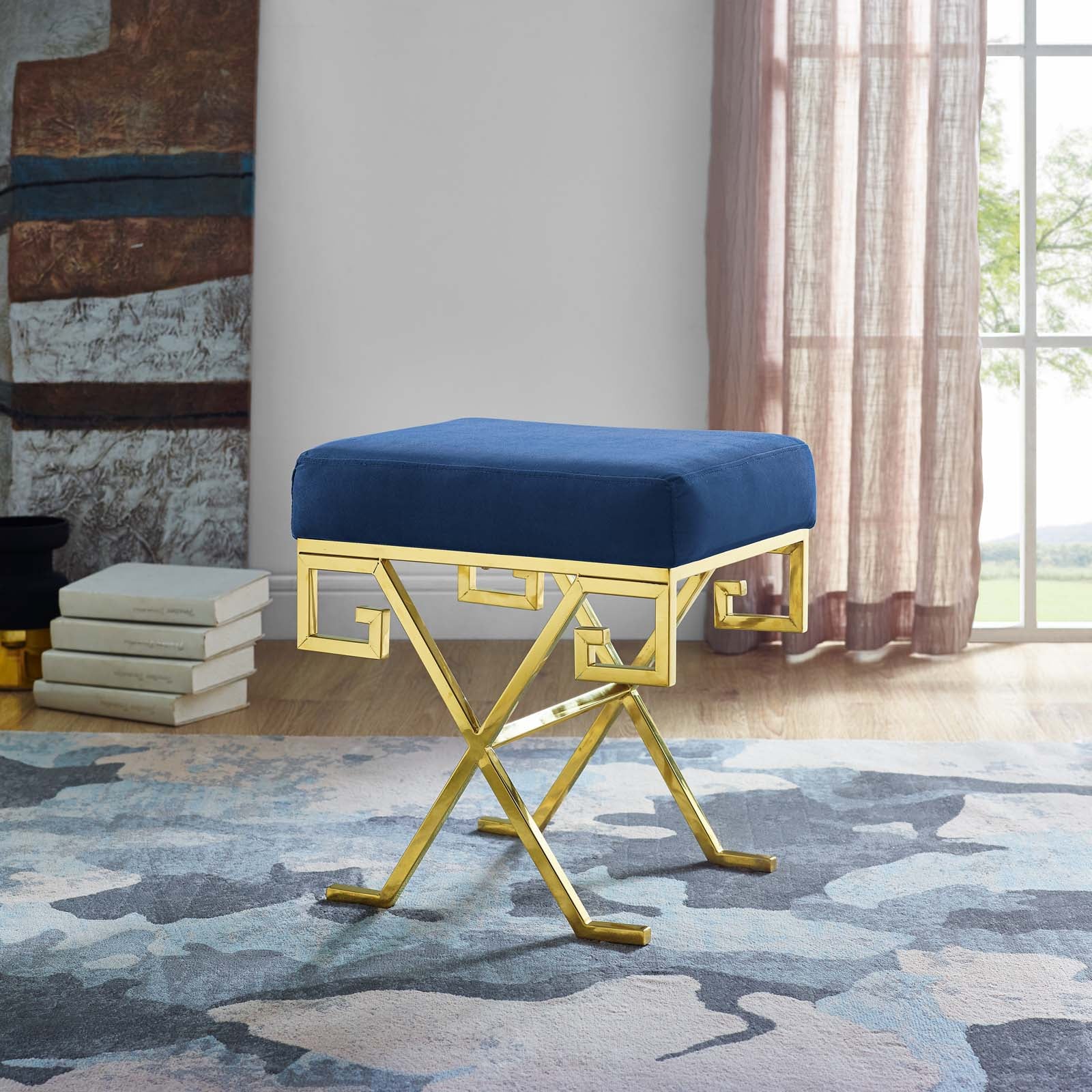 Twist Performance Velvet Bench by Modway