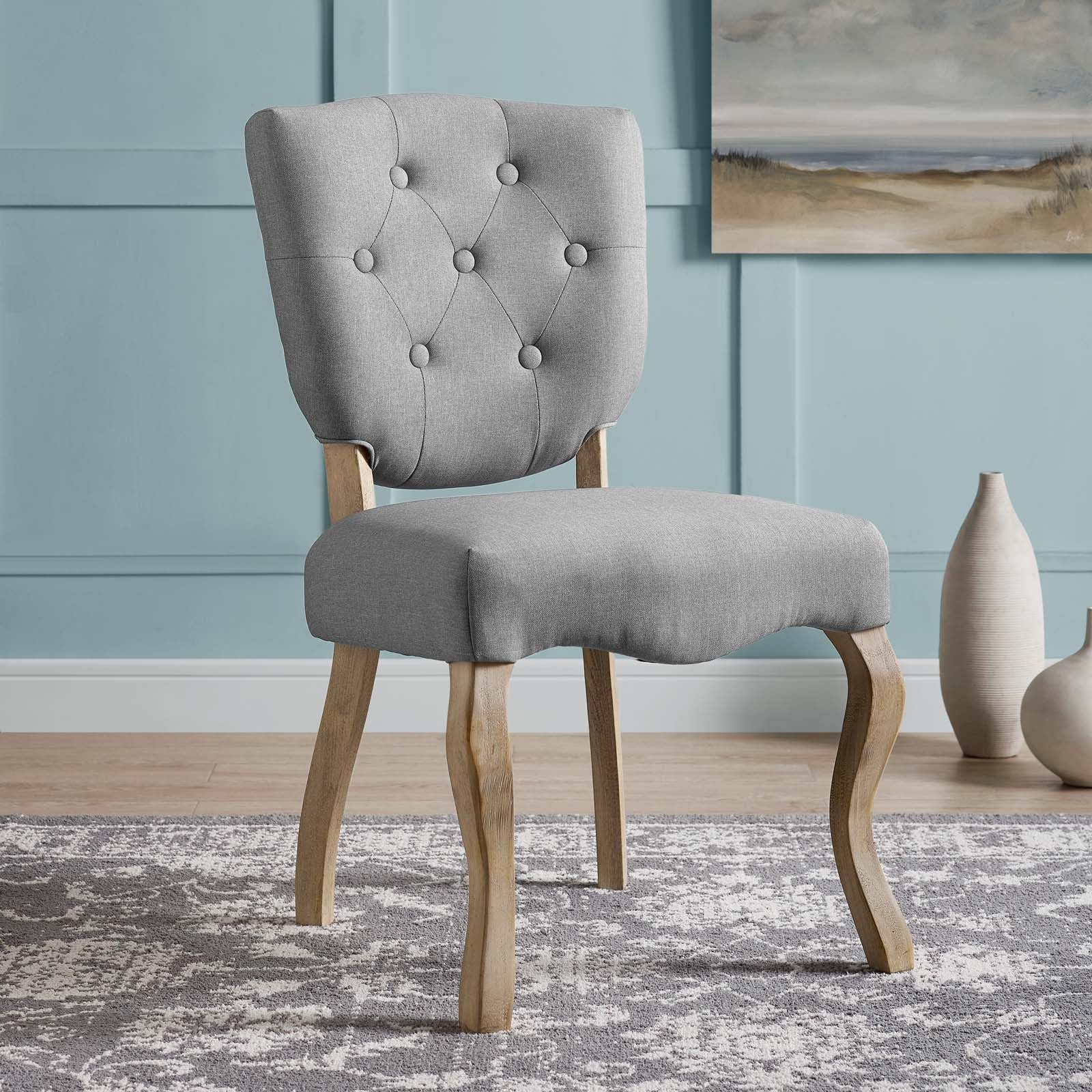 Array Vintage French Upholstered Dining Side Chair by Modway