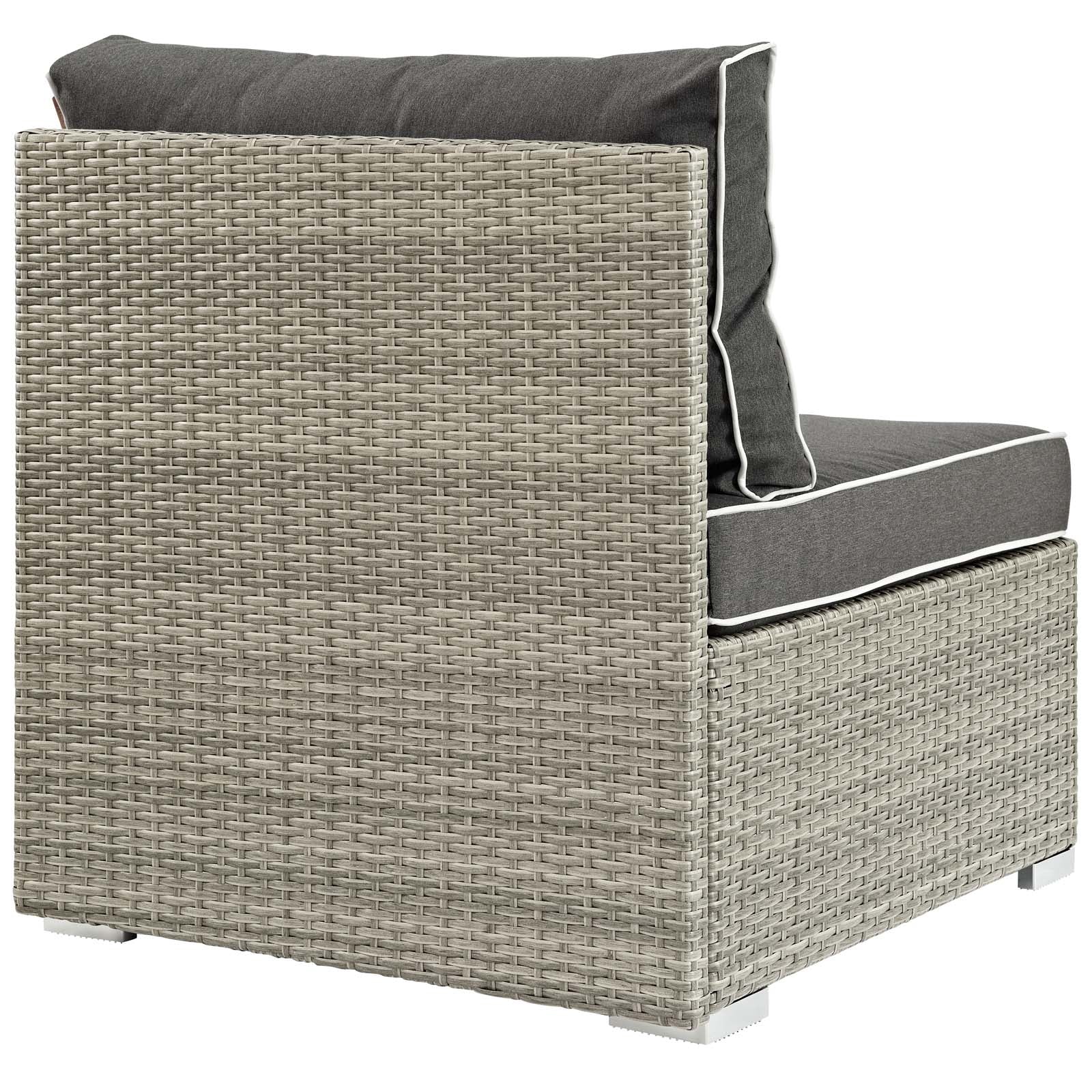 Repose Outdoor Patio Armless Chair by Modway