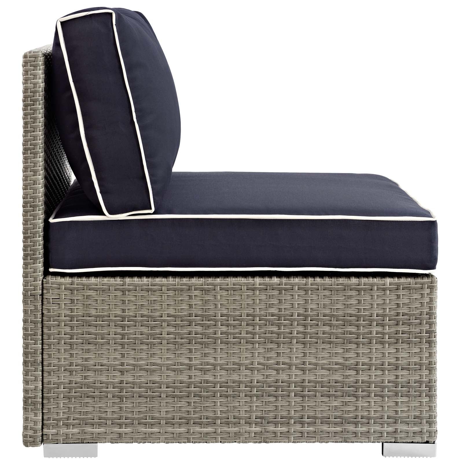 Repose Outdoor Patio Armless Chair by Modway