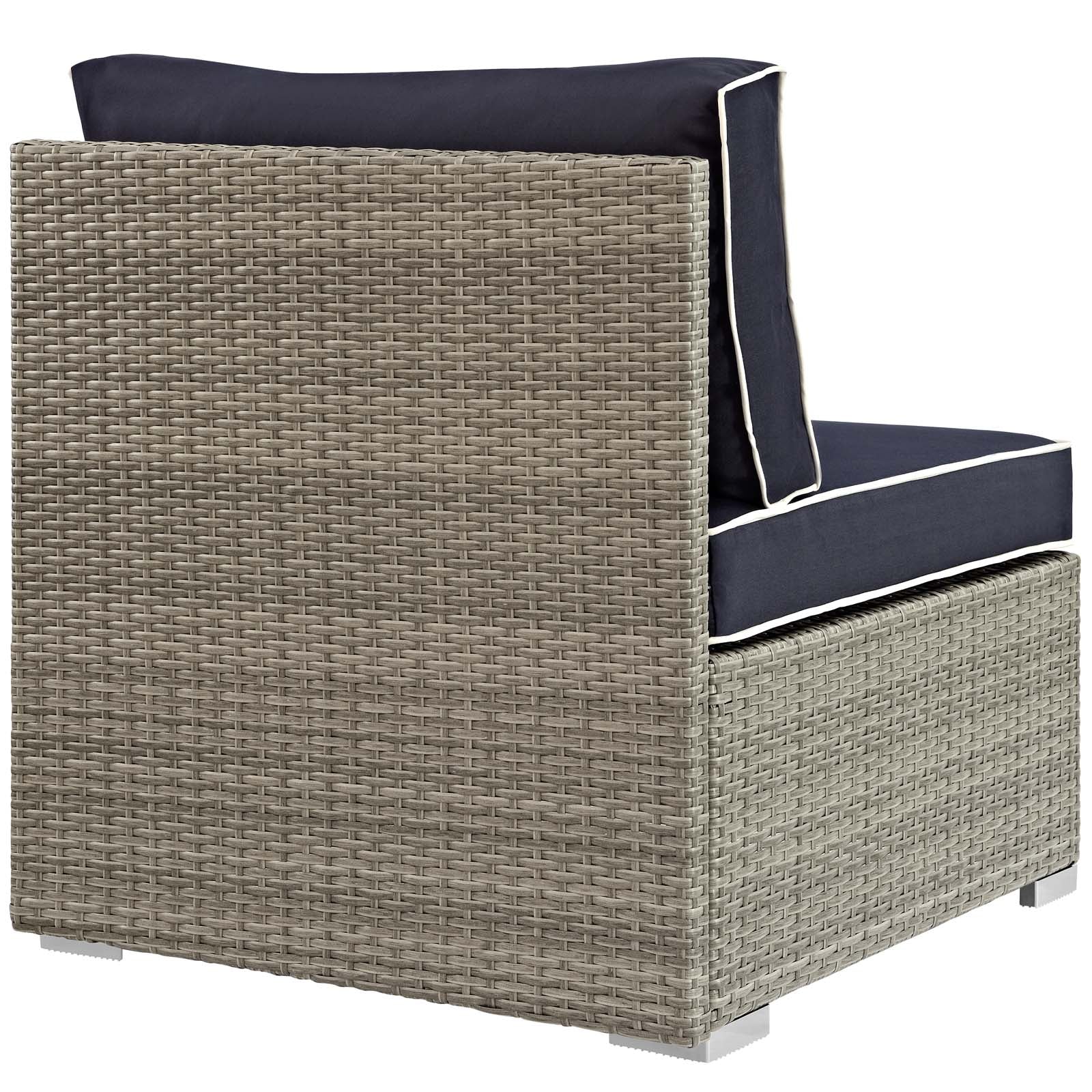 Repose Outdoor Patio Armless Chair by Modway