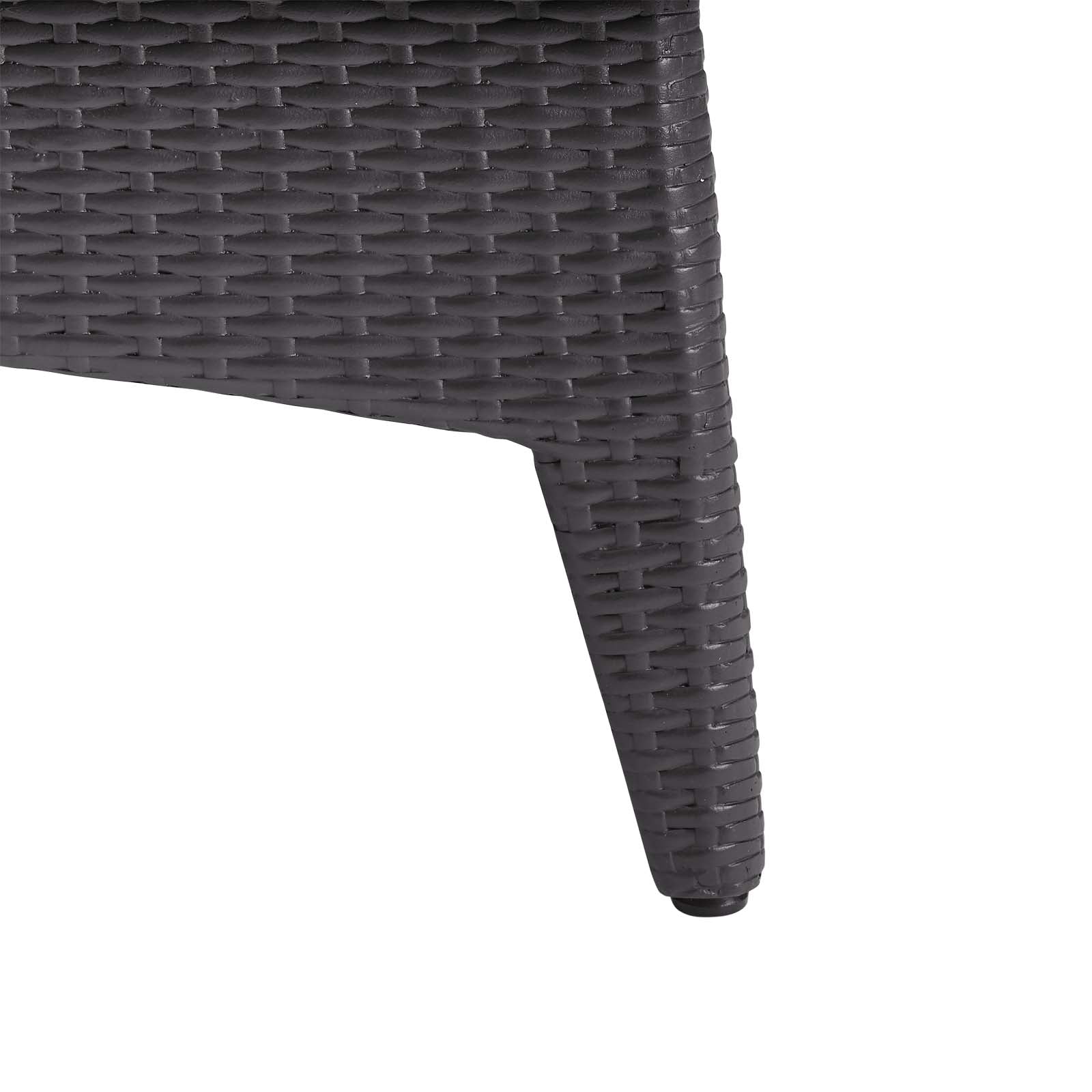Splendor 43.5" Rectangle Outdoor Patio Fire Pit Table by Modway
