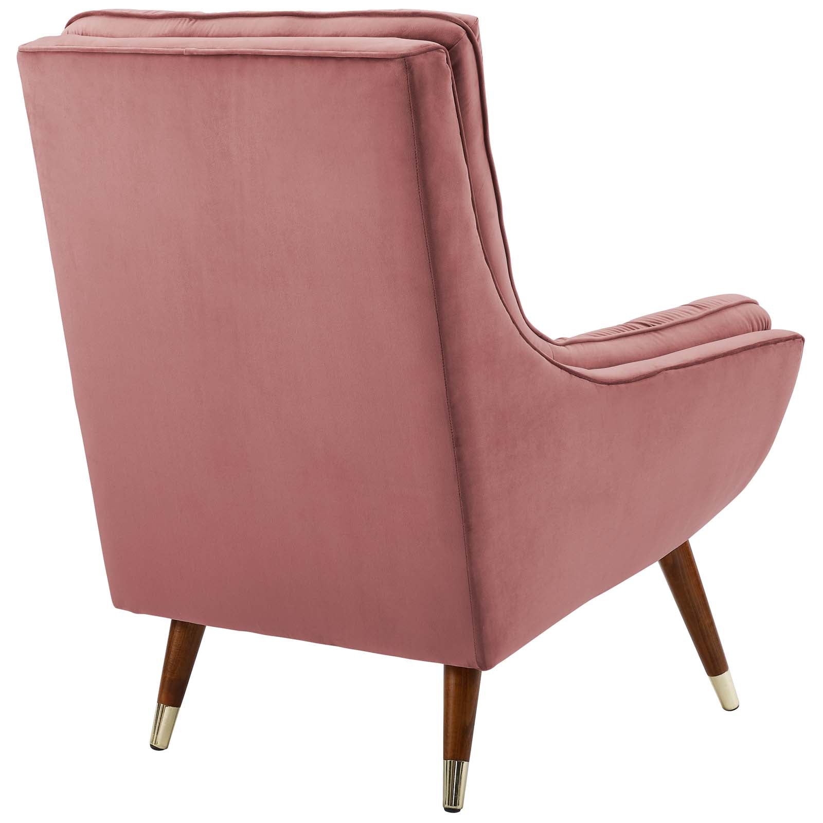 Suggest Button Tufted Performance Velvet Lounge Chair by Modway