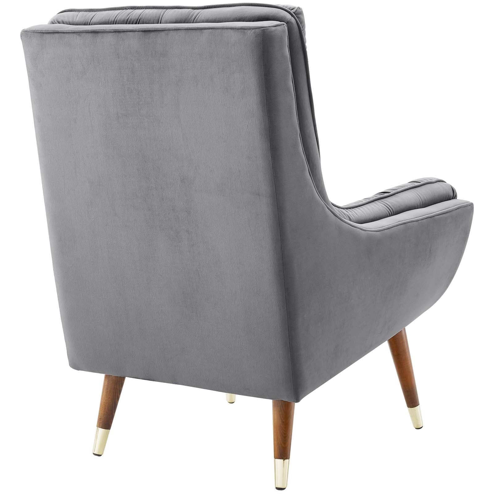 Suggest Button Tufted Performance Velvet Lounge Chair by Modway