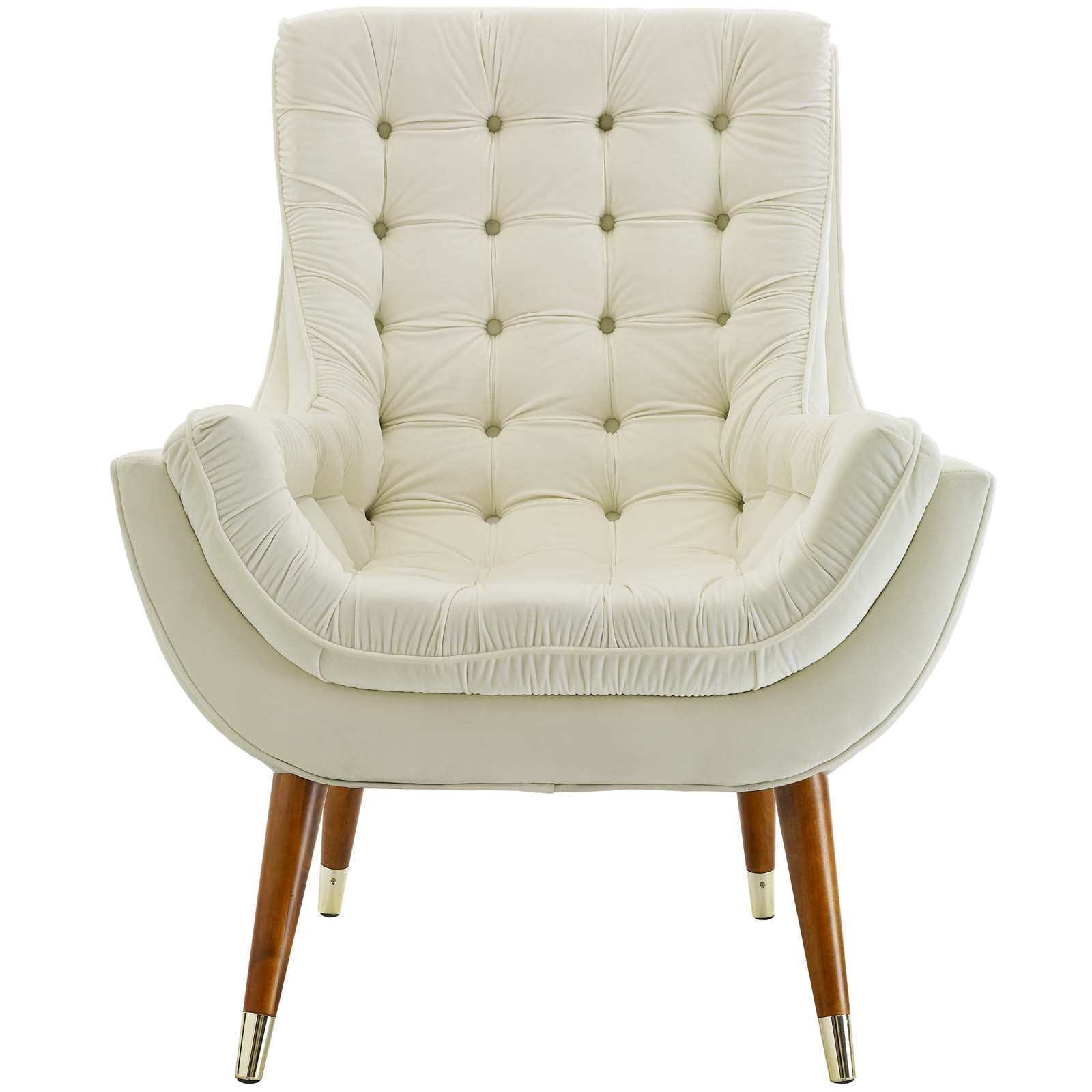 Suggest Button Tufted Performance Velvet Lounge Chair by Modway