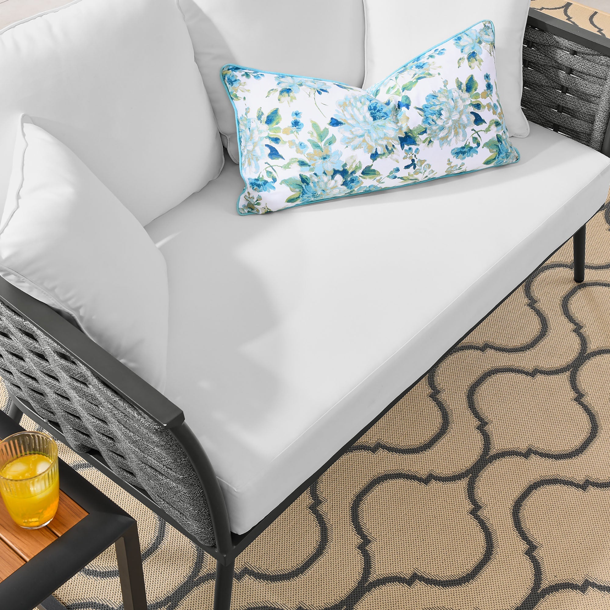 Stance Outdoor Patio Aluminum Loveseat by Modway