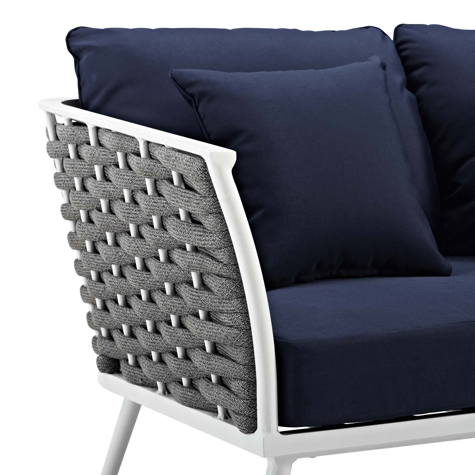 Stance Outdoor Patio Aluminum Loveseat by Modway