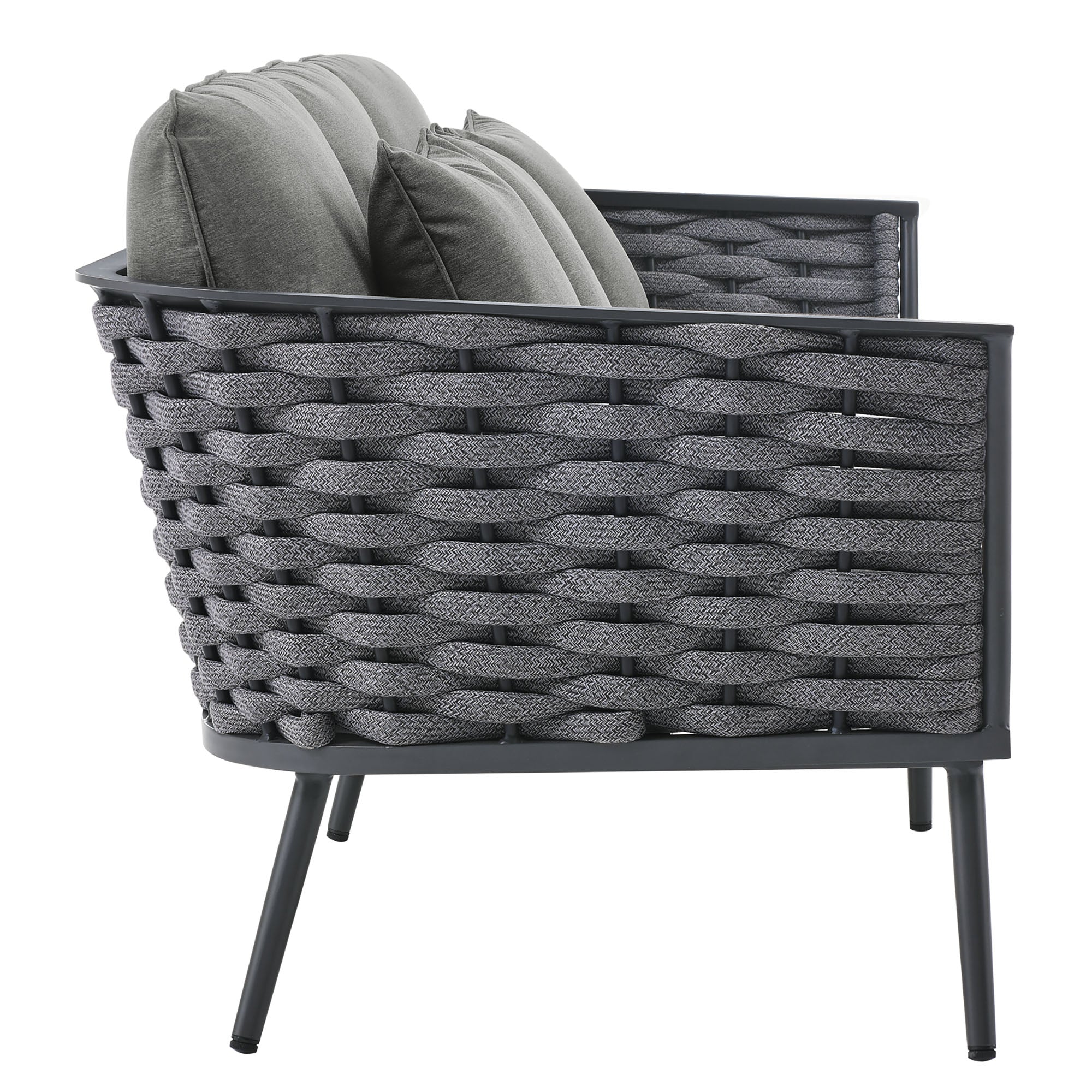 Stance Outdoor Patio Aluminum Sofa by Modway