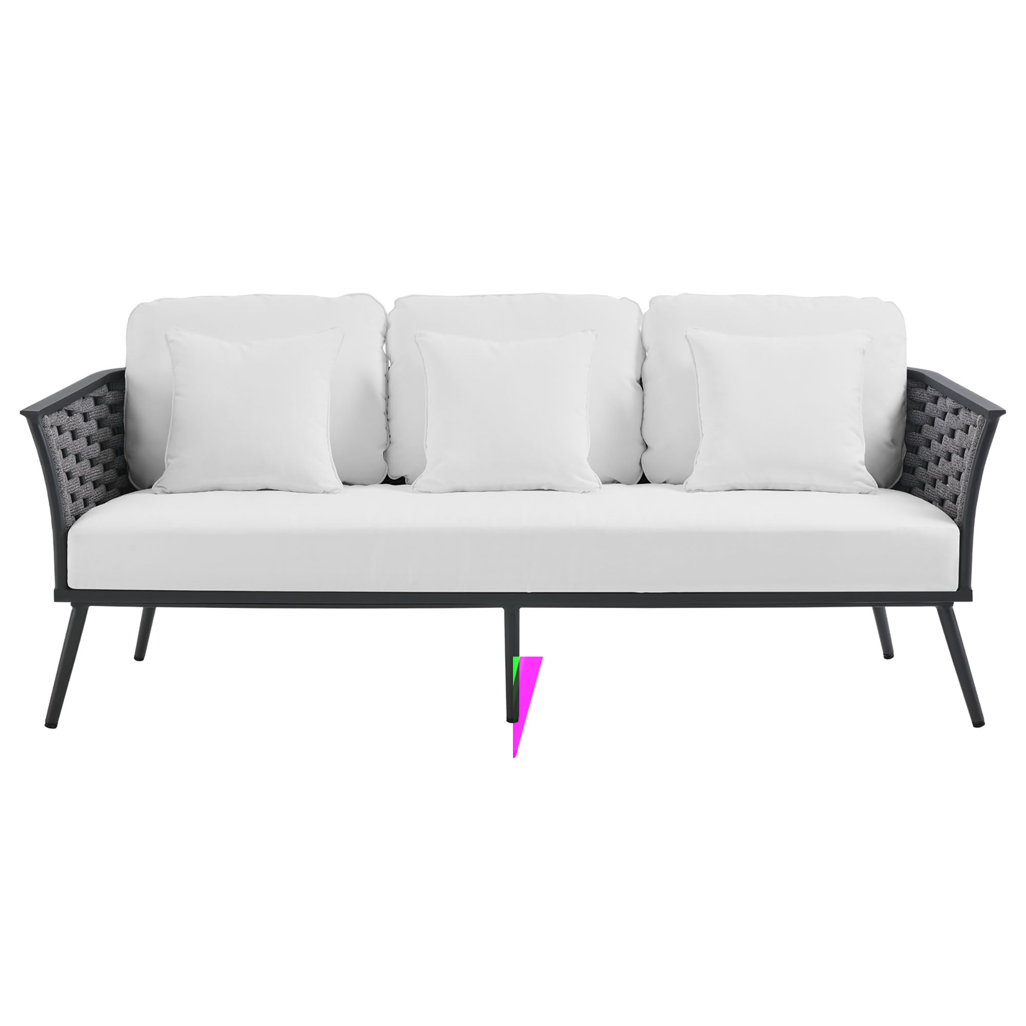 Stance Outdoor Patio Aluminum Sofa by Modway