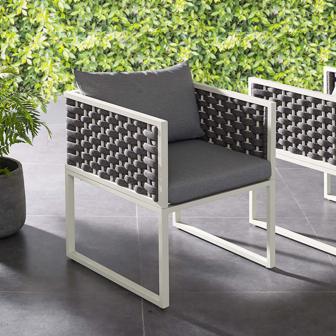 Stance Outdoor Patio Aluminum Dining Armchair by Modway