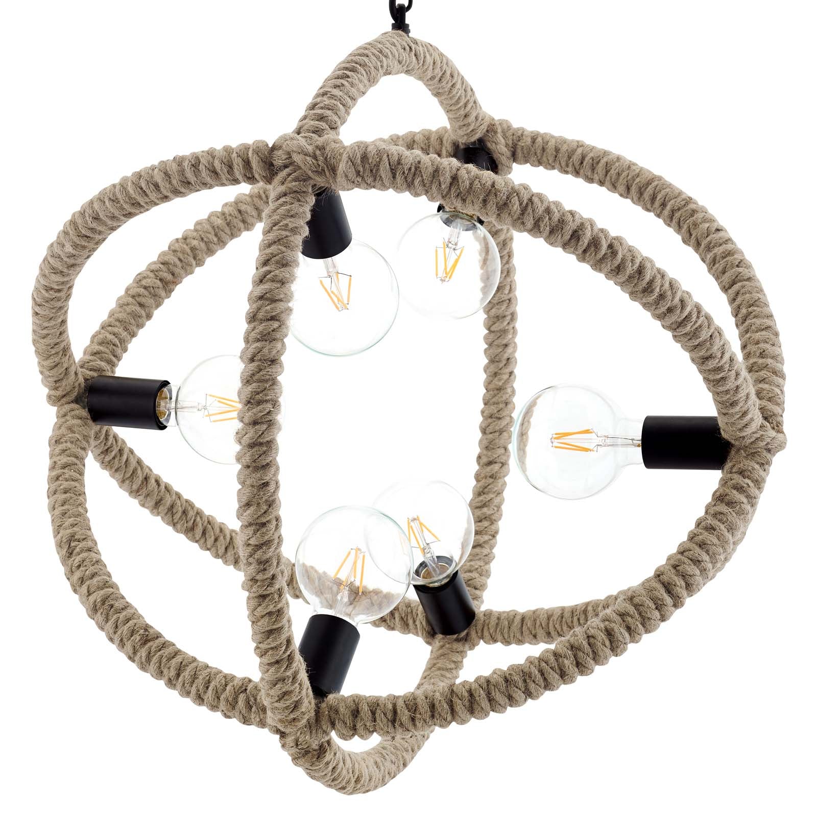 Transpose Rope Pendant Chandelier by Modway