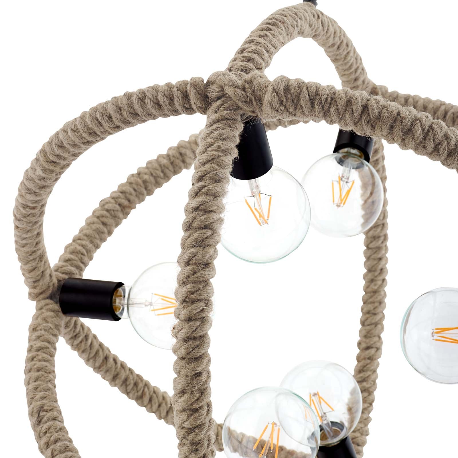 Transpose Rope Pendant Chandelier by Modway