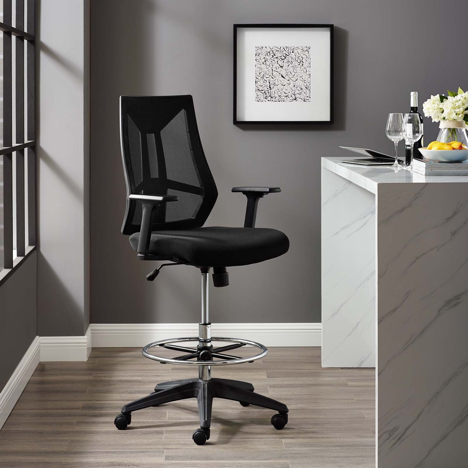 Extol Mesh Drafting Chair by Modway