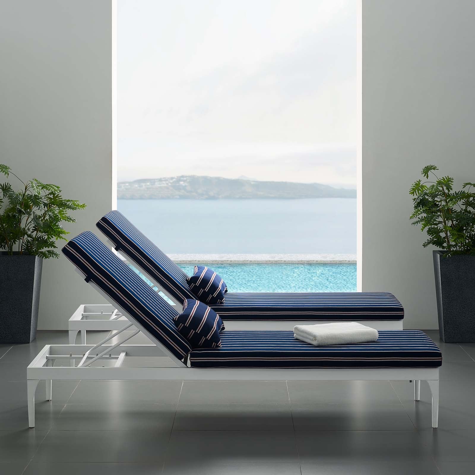 Perspective Cushion Outdoor Patio Chaise Lounge Chair by Modway