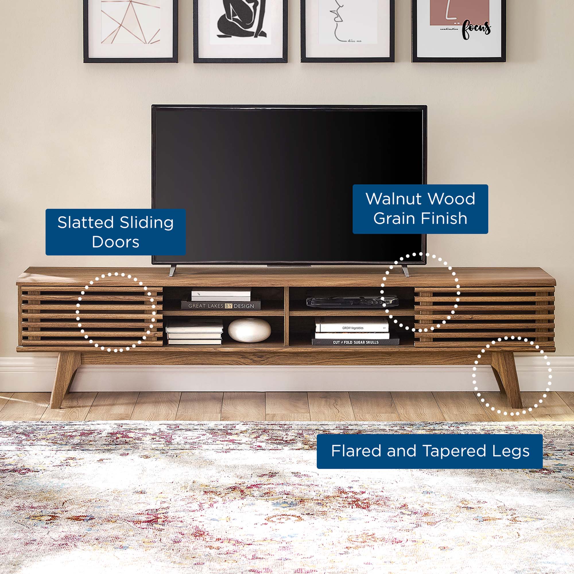 Render 70" Entertainment Center TV Stand by Modway