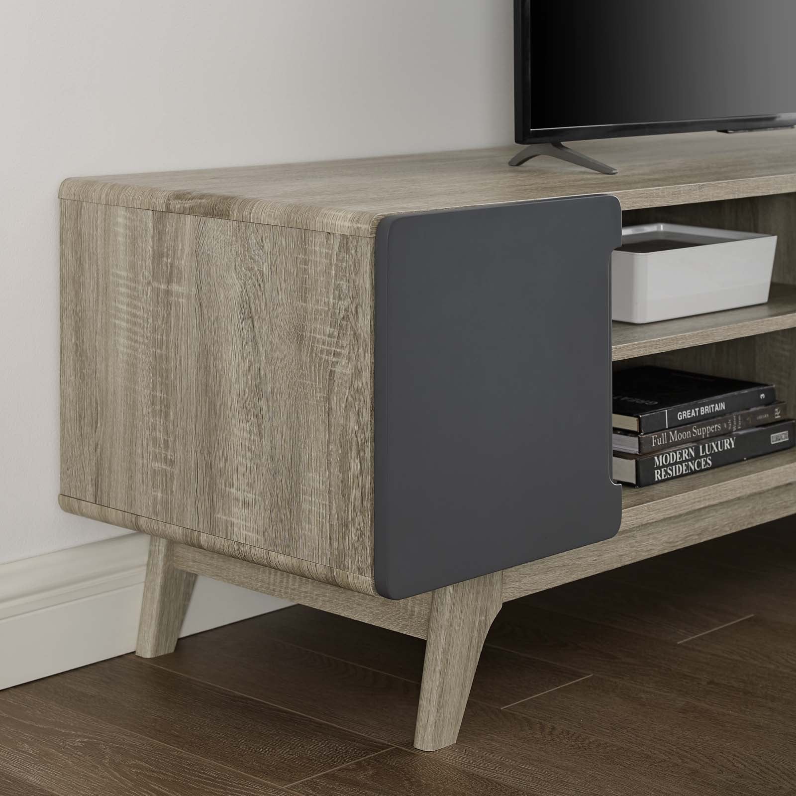 Tread 70" Media Console TV Stand by Modway