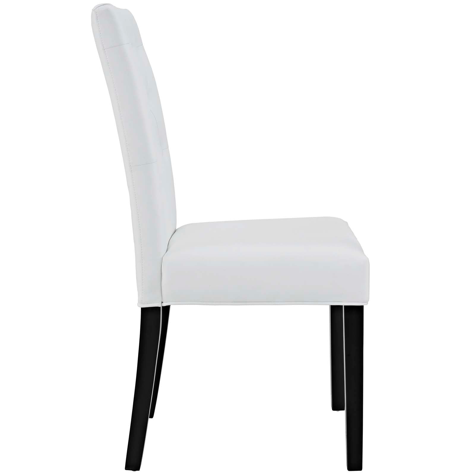 Confer Dining Side Chair Vinyl Set of 2 by Modway