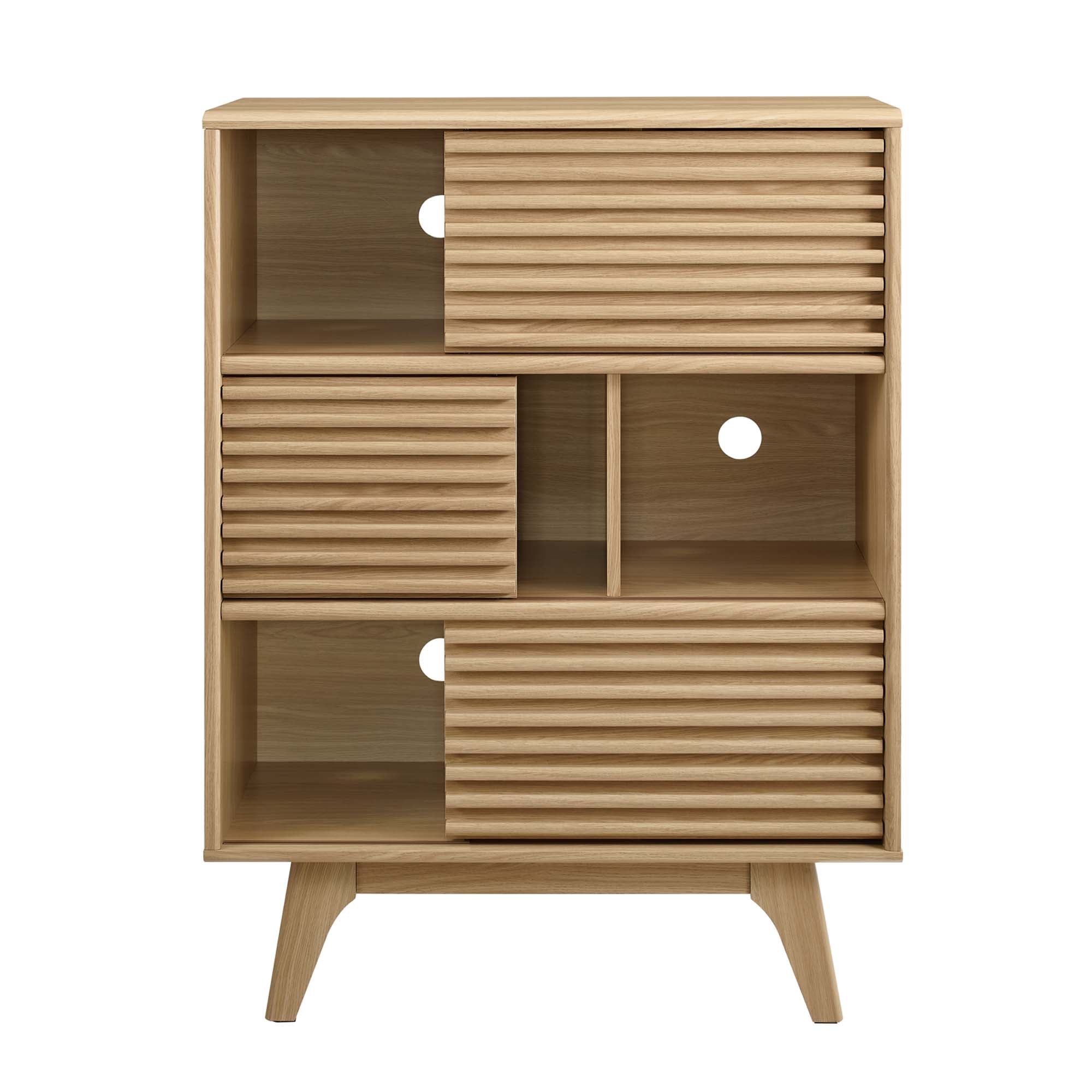 Render Three-Tier Display Storage Cabinet Stand by Modway