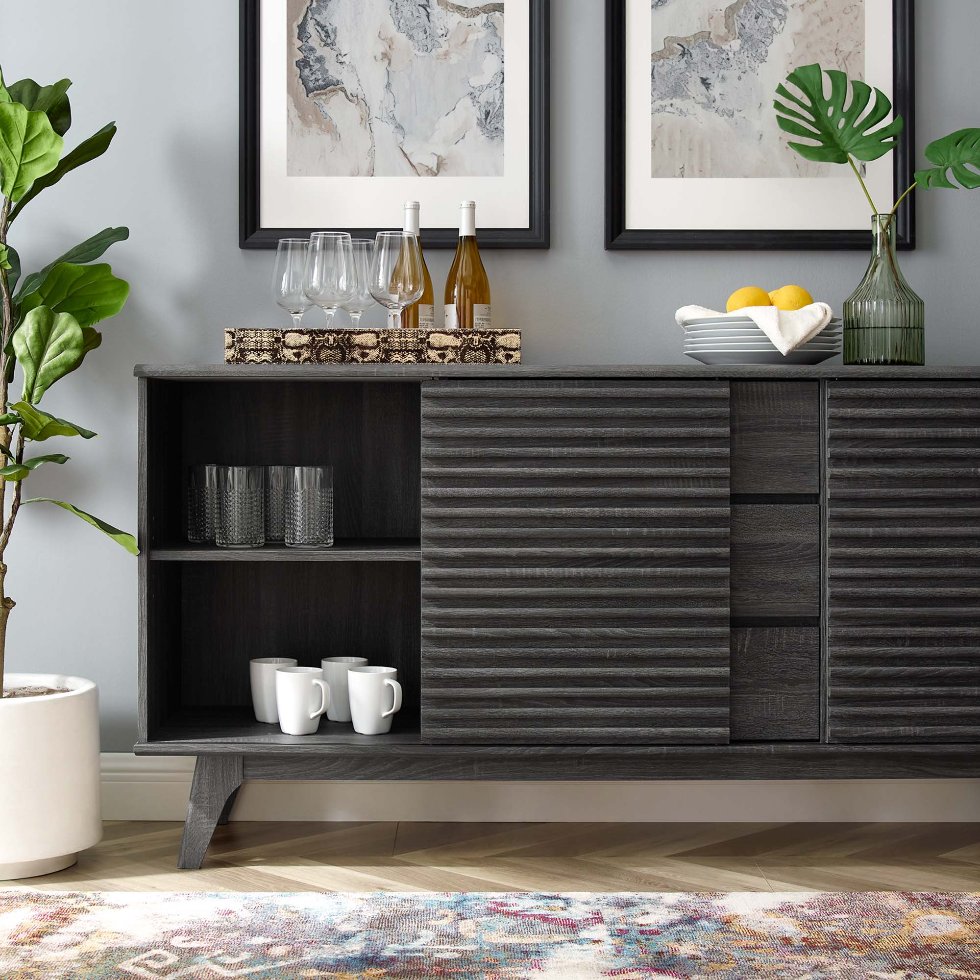 Render 63" Sideboard Buffet Table or TV Stand by Modway