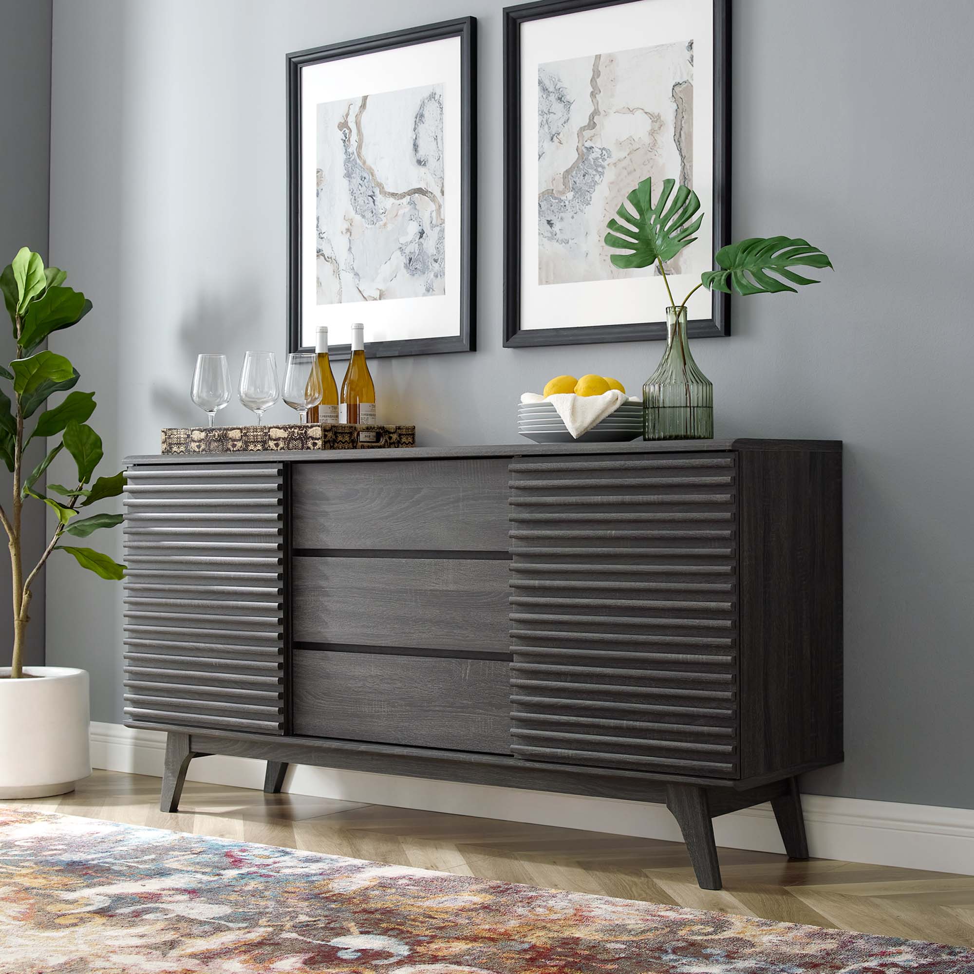 Render 63" Sideboard Buffet Table or TV Stand by Modway