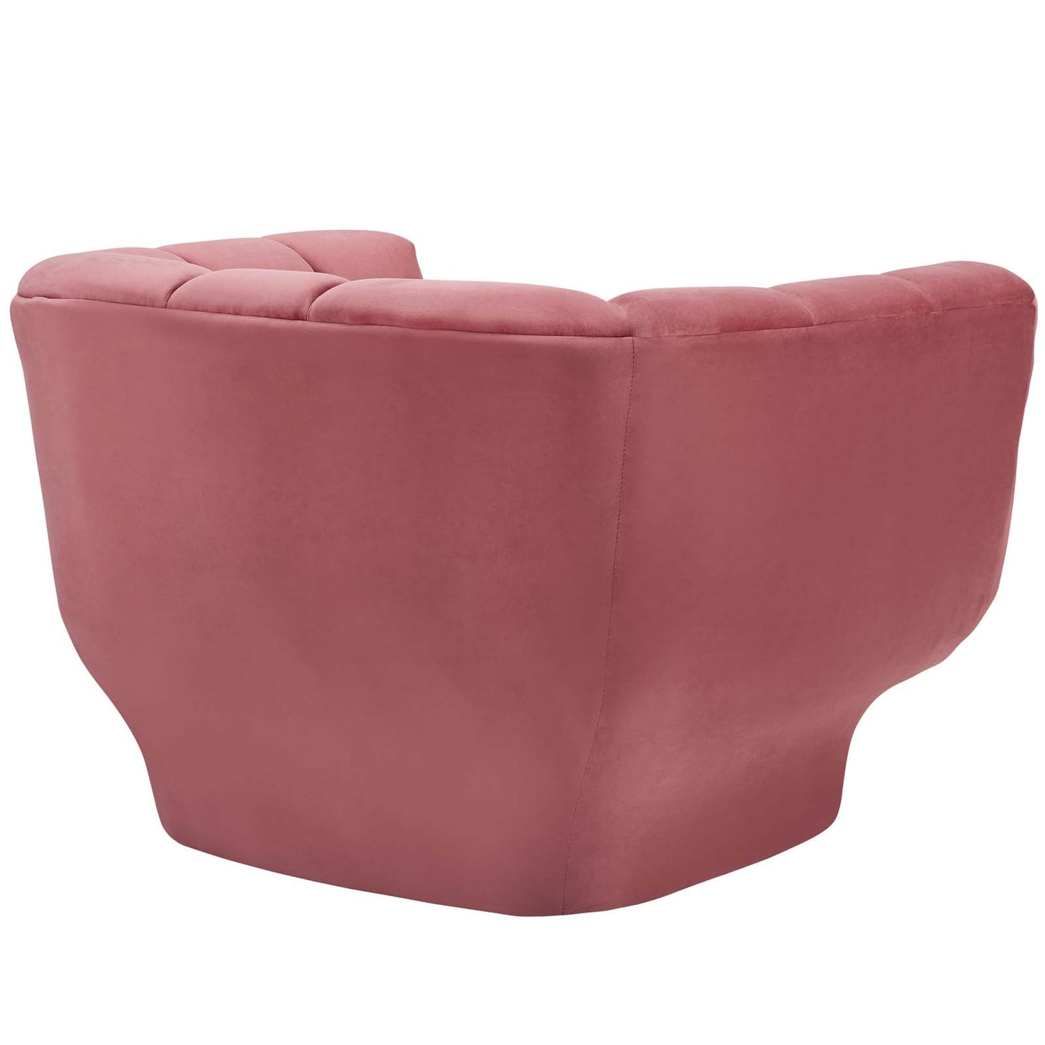 Entertain Vertical Channel Tufted Performance Velvet Armchair by Modway