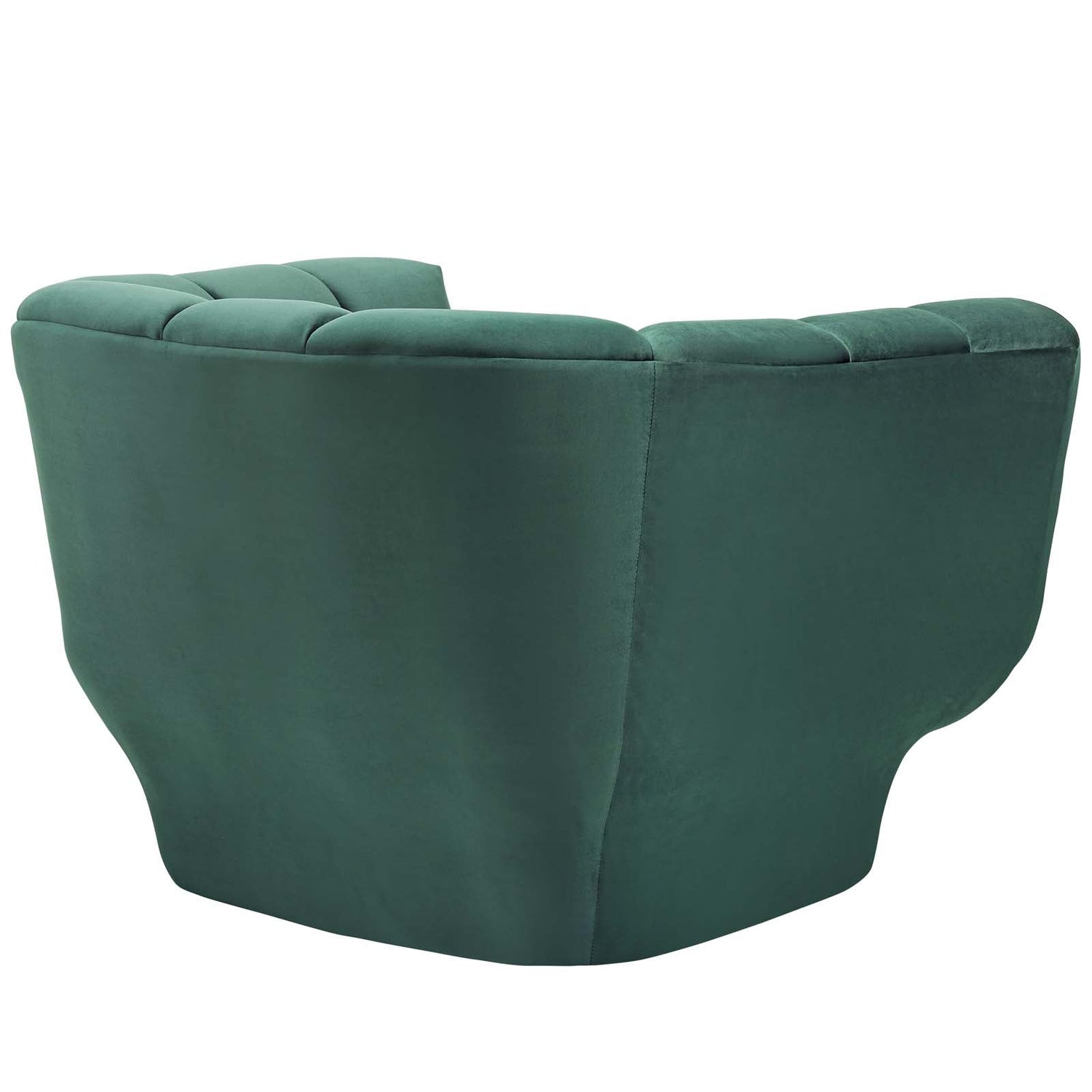 Entertain Vertical Channel Tufted Performance Velvet Armchair by Modway
