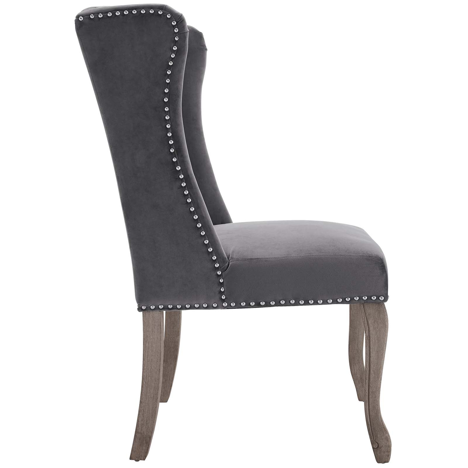 Apprise French Vintage Dining Performance Velvet Side Chair by Modway