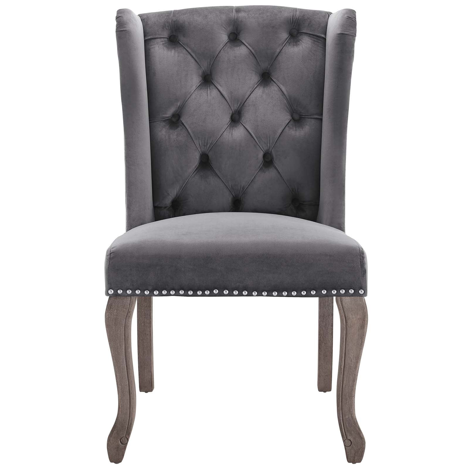 Apprise French Vintage Dining Performance Velvet Side Chair by Modway