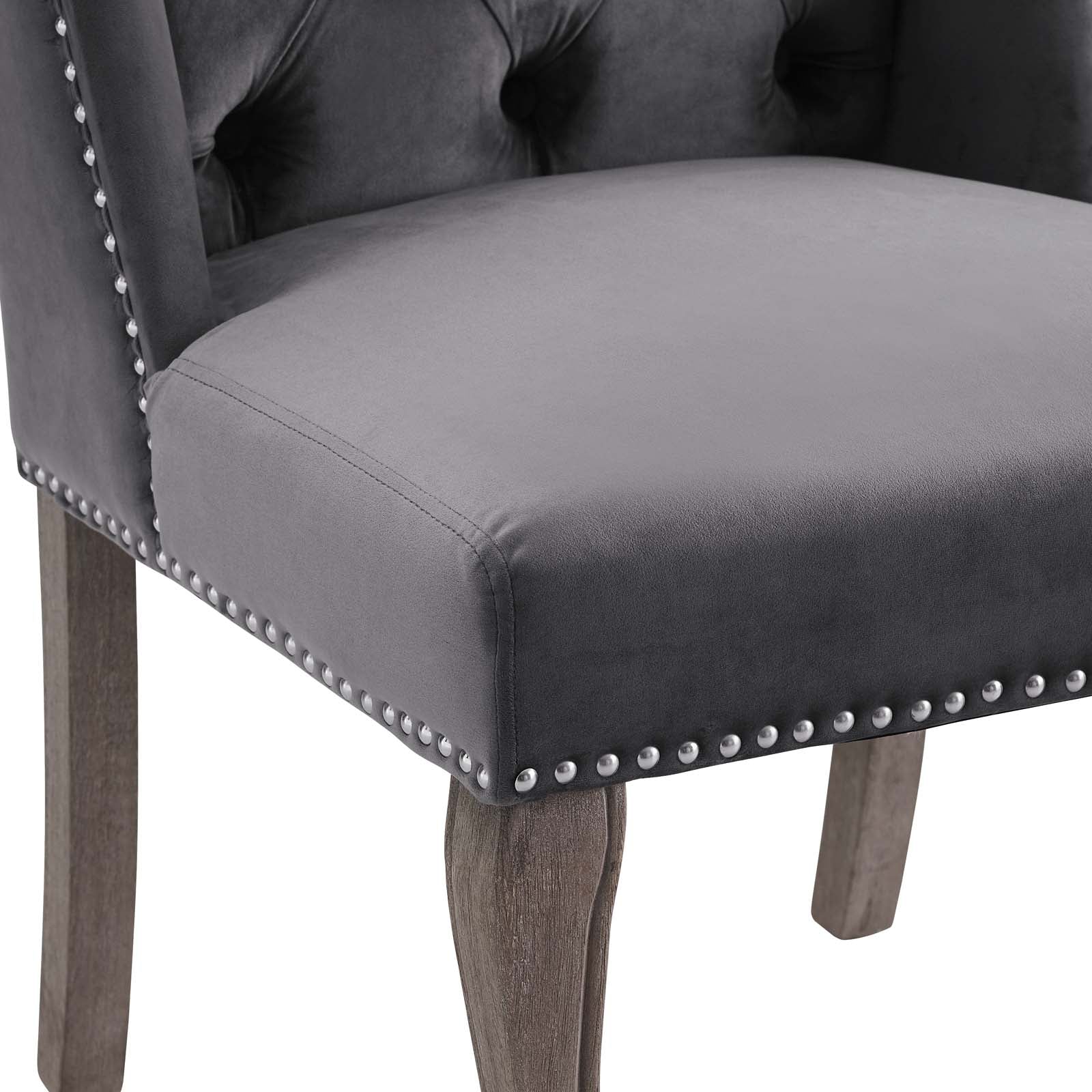 Apprise French Vintage Dining Performance Velvet Side Chair by Modway