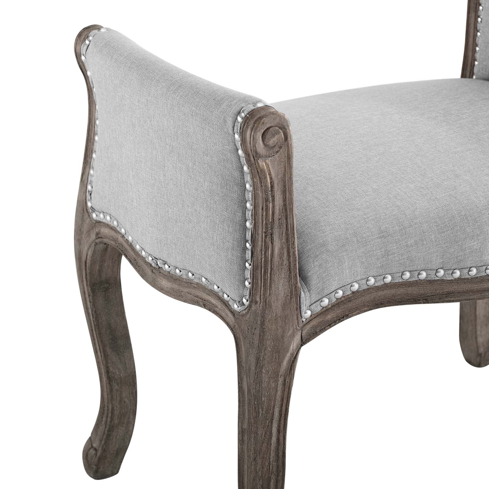 Avail Vintage French Upholstered Fabric Bench by Modway