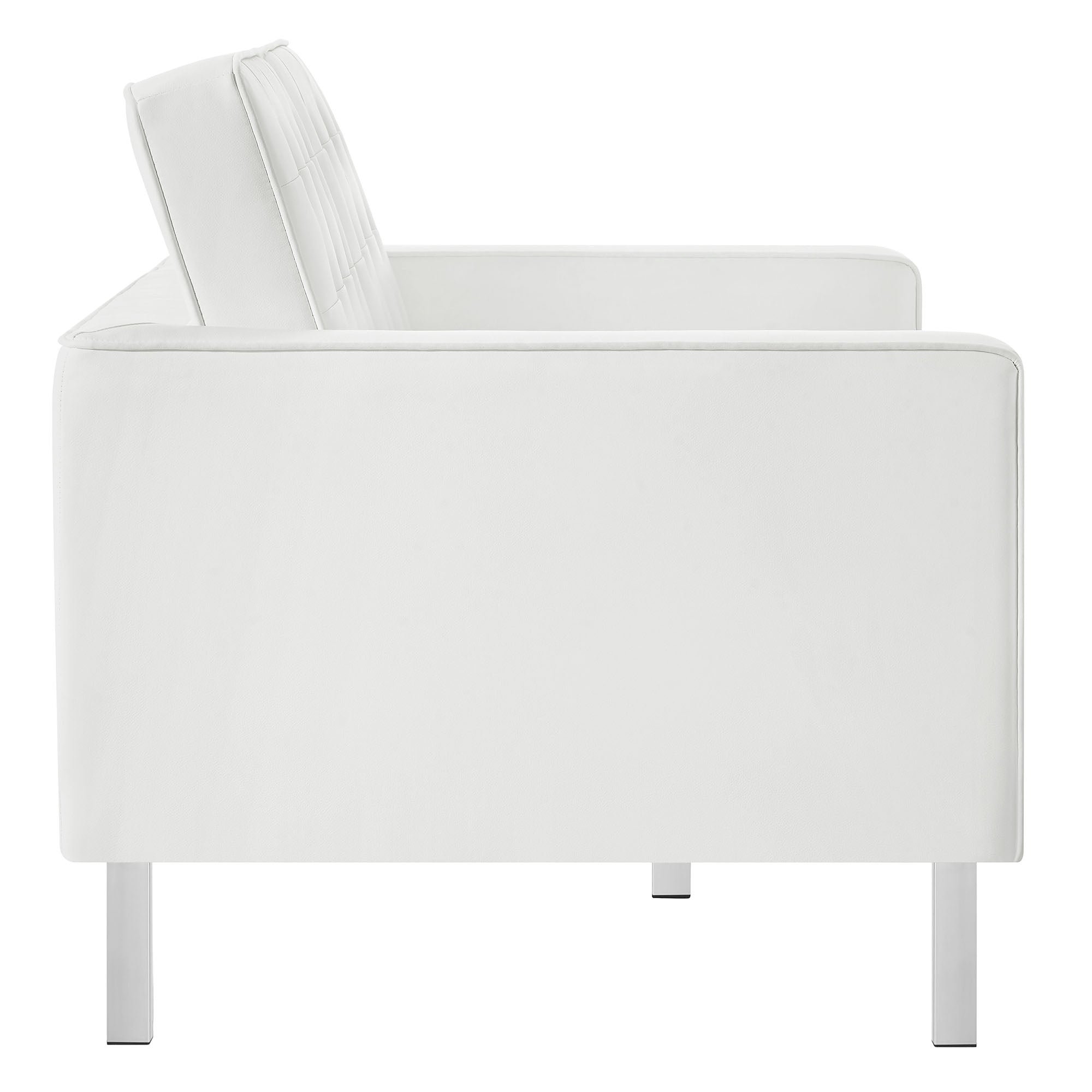 Loft Tufted Vegan Leather Loveseat by Modway