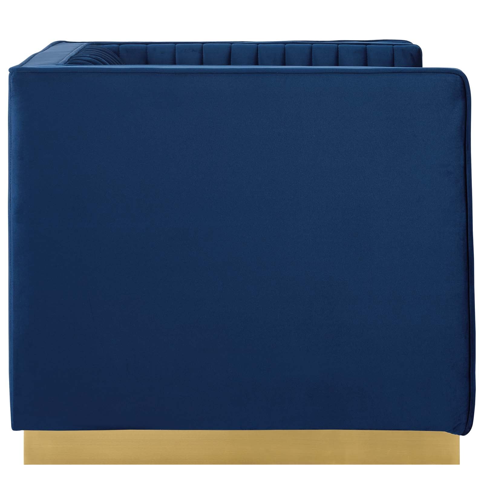 Sanguine Vertical Channel Tufted Accent Performance Velvet Armchair by Modway