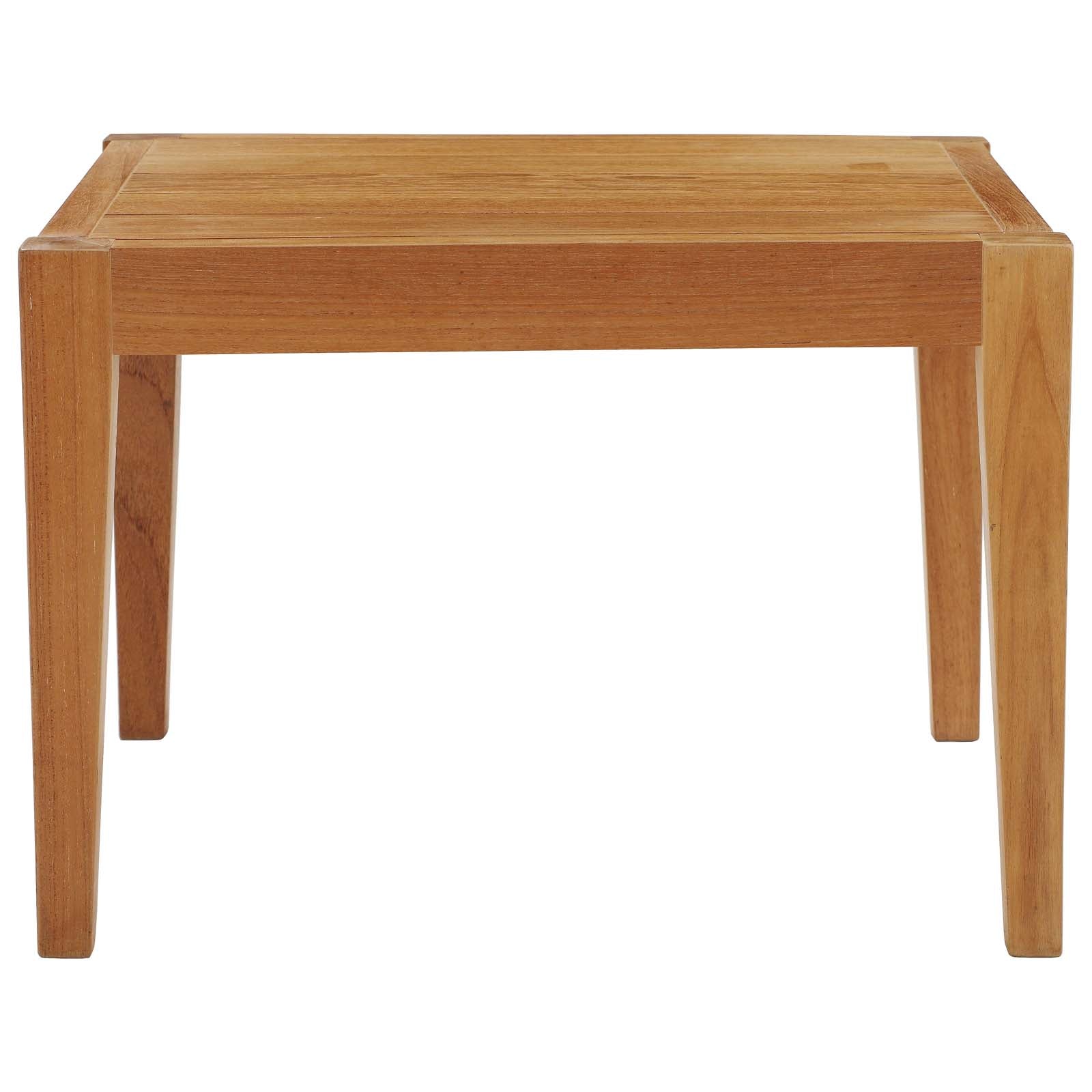 Northlake Outdoor Patio Premium Grade A Teak Wood Side Table by Modway