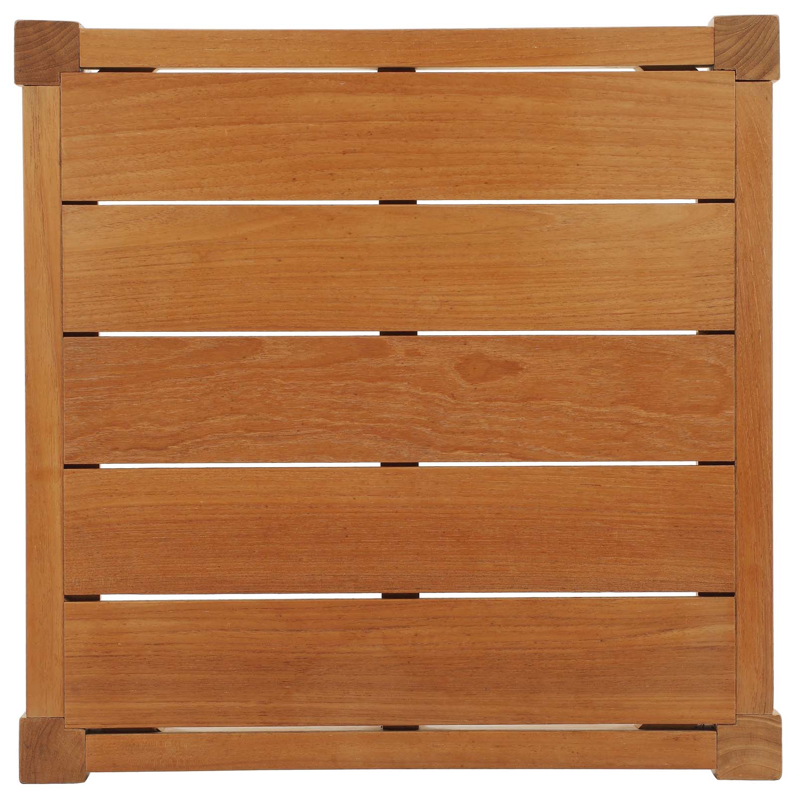 Northlake Outdoor Patio Premium Grade A Teak Wood Side Table by Modway