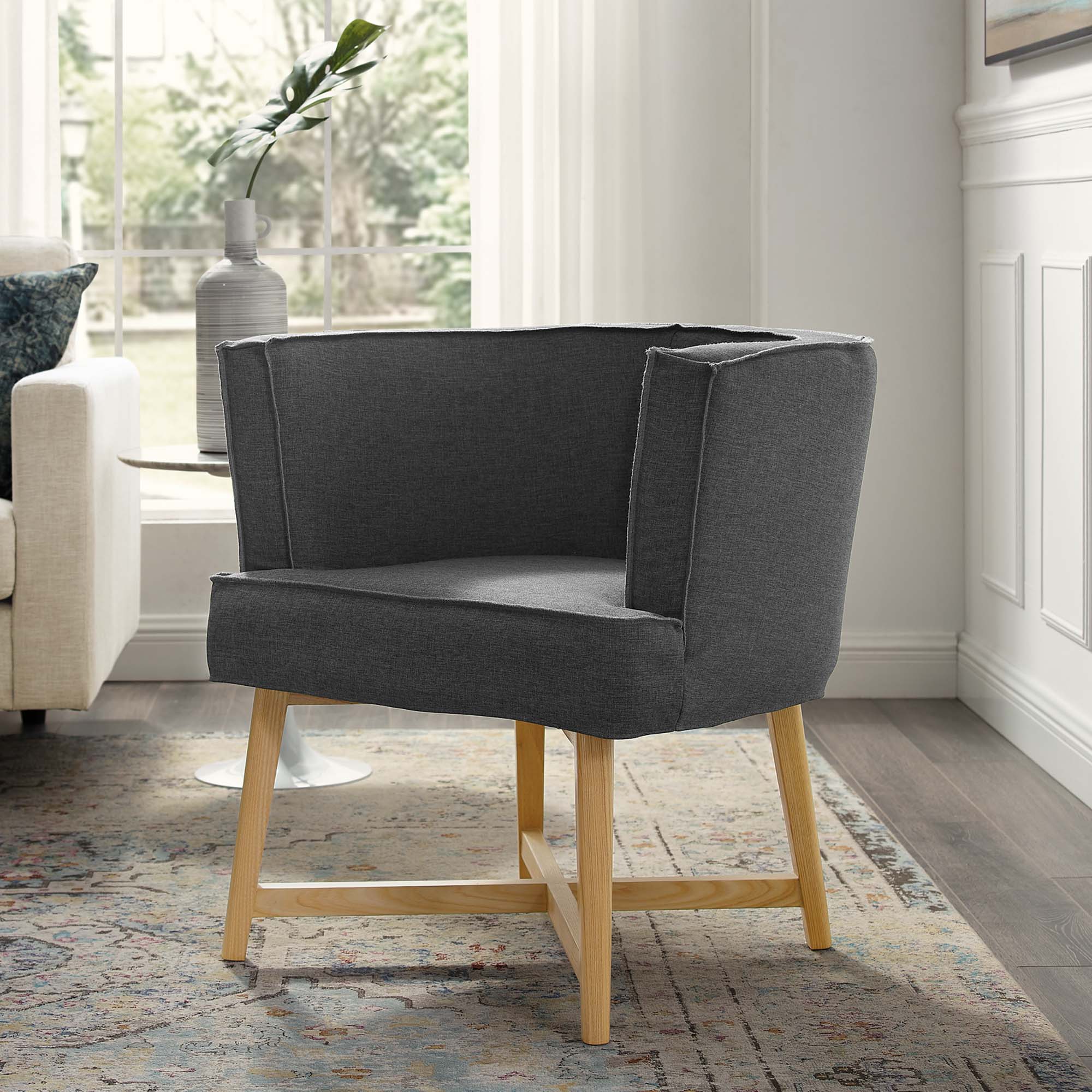 Anders Upholstered Fabric Accent Chair by Modway