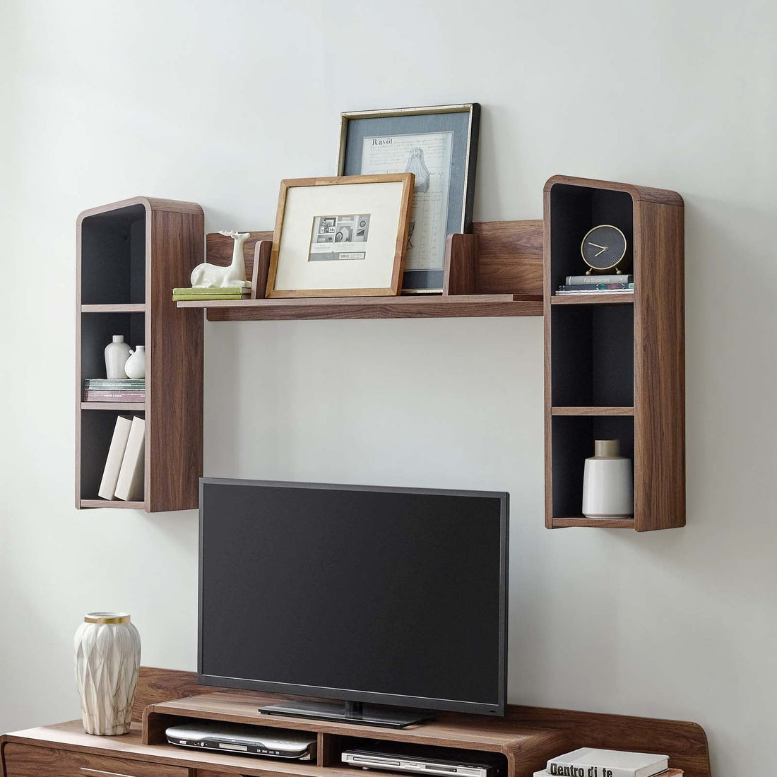 Omnistand Wall Mounted Shelves by Modway